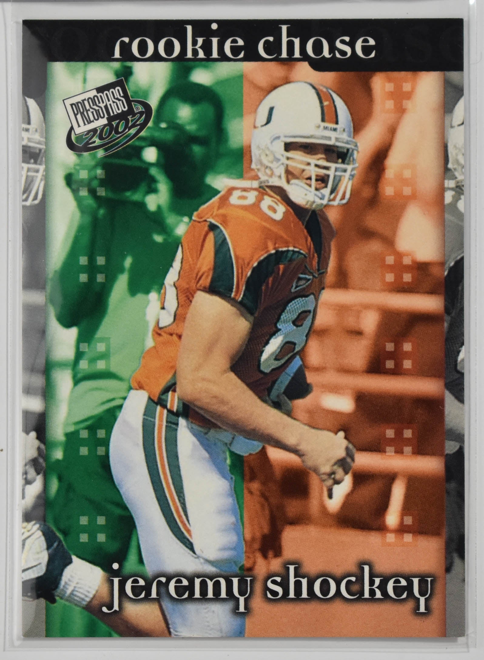 Jeremy Shockey RC 8/12 Press Pass 2002 Rookie Chase