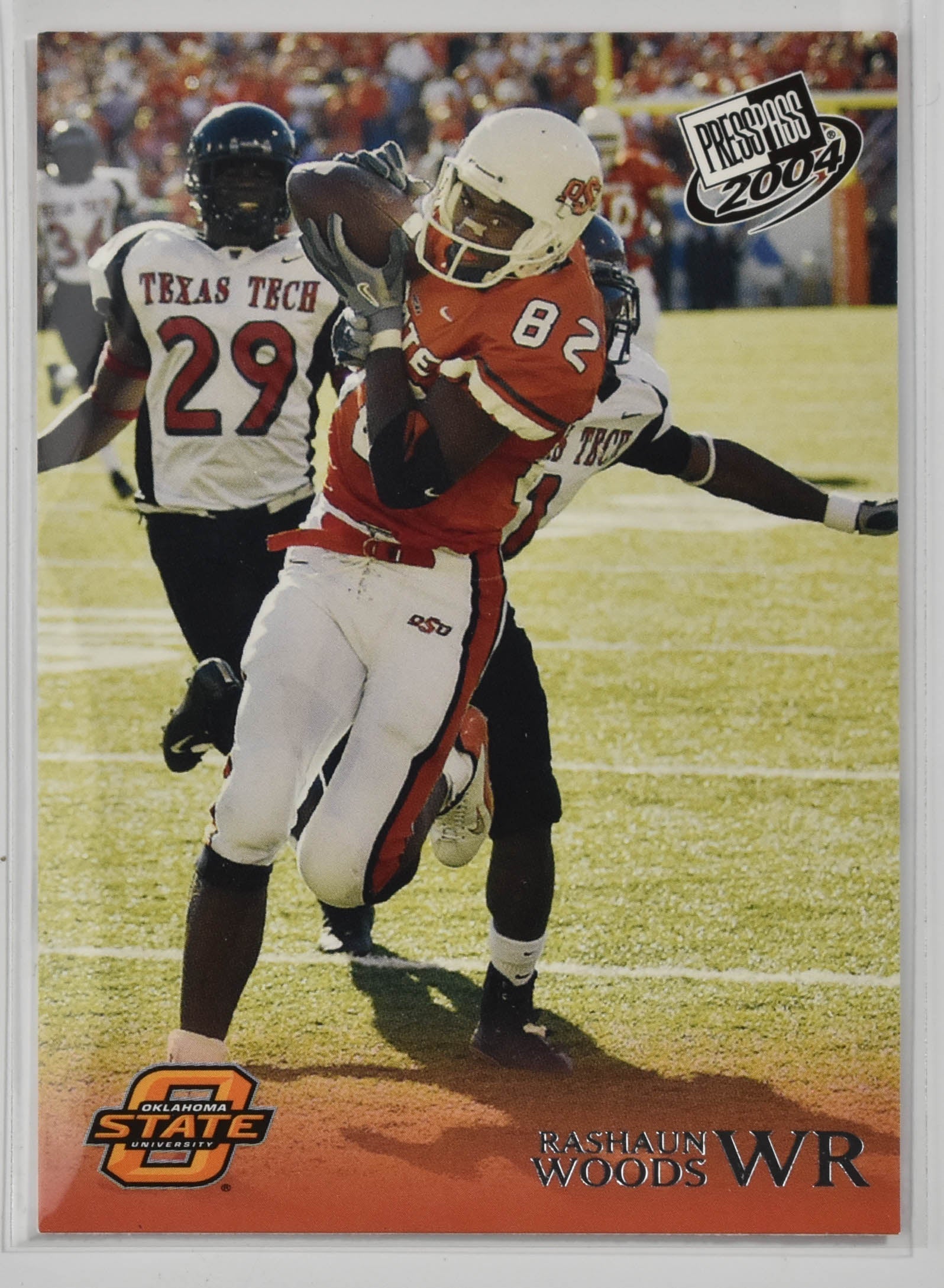 Rashaun Woods 31 Press Pass 2004 Oklahoma State