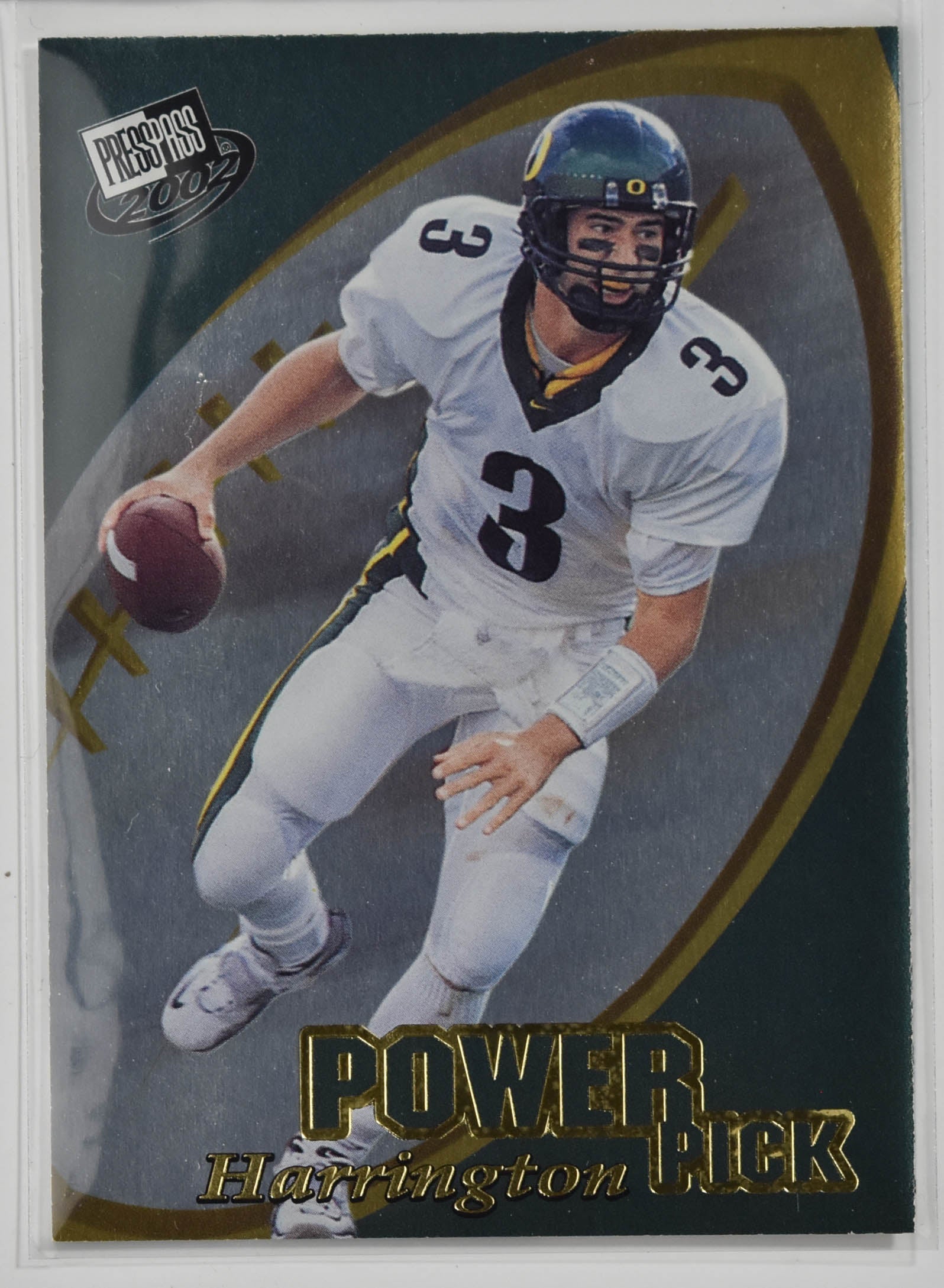 Joey Harrington 47 Press Pass 2002 Power Pick Oregon