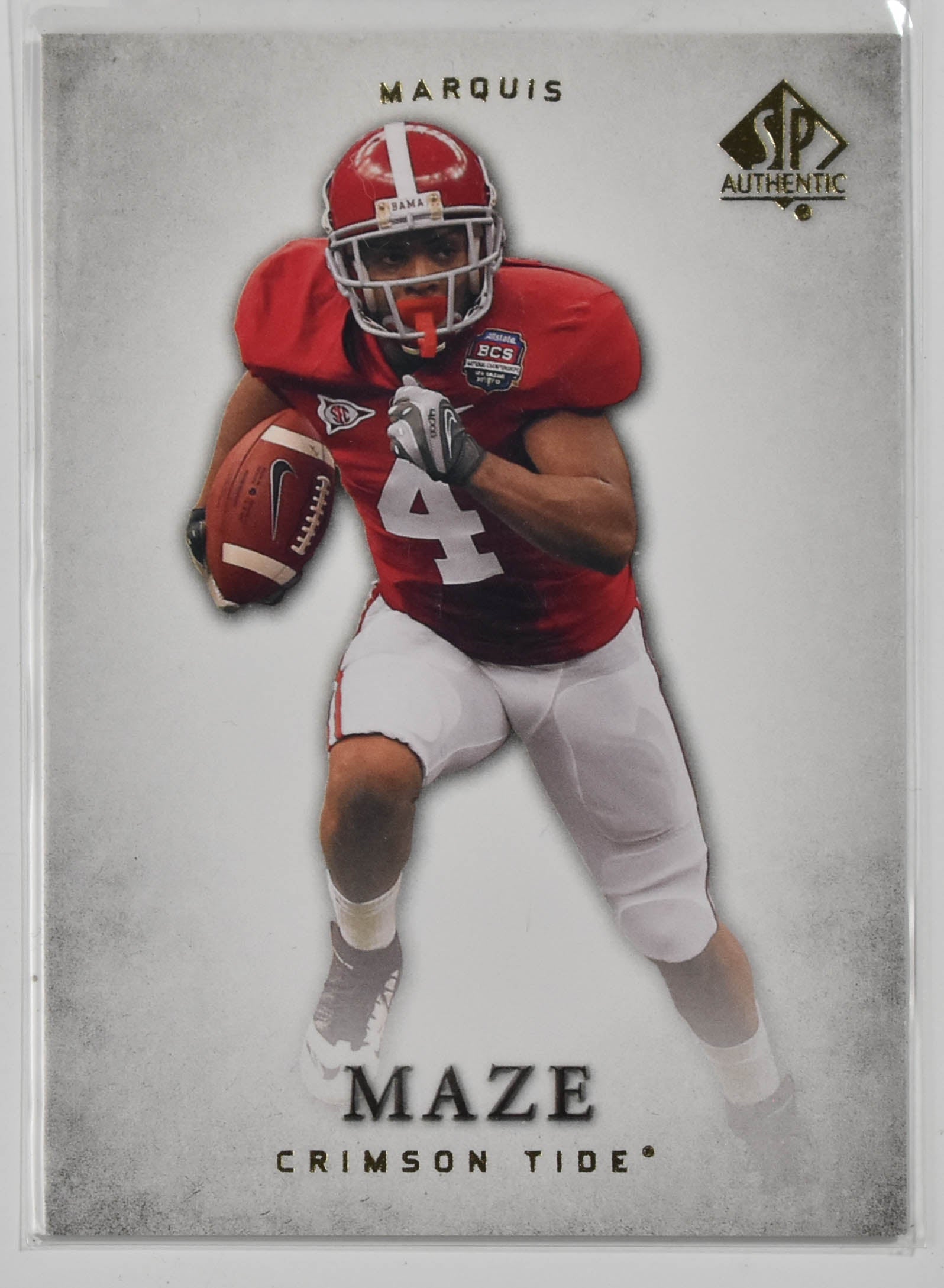 Marquis Maze 68 Upper Deck 2012 SPA Football Alabama 2012