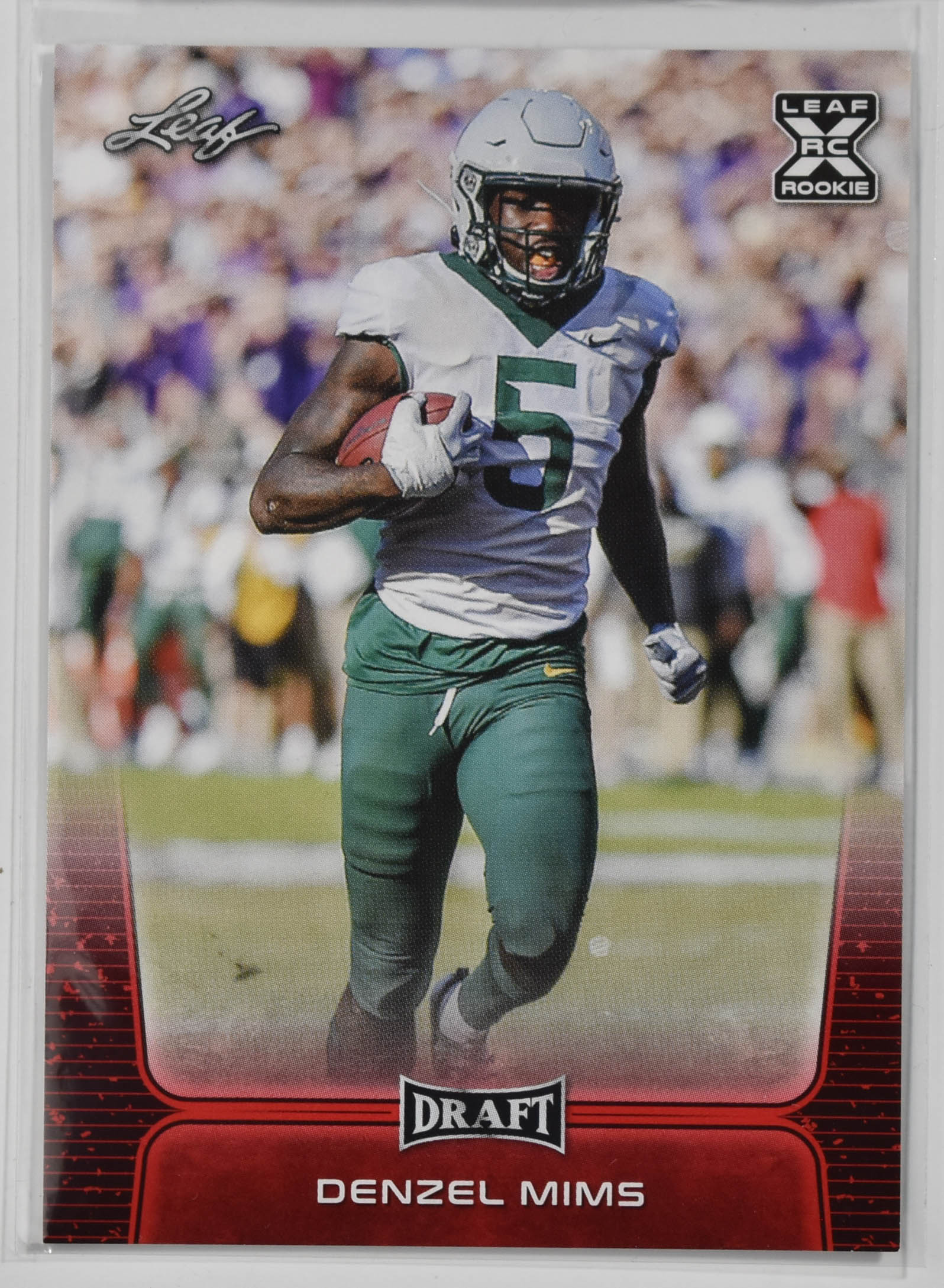 Denzel Mims 27 Leaf Rookie Draft 2020