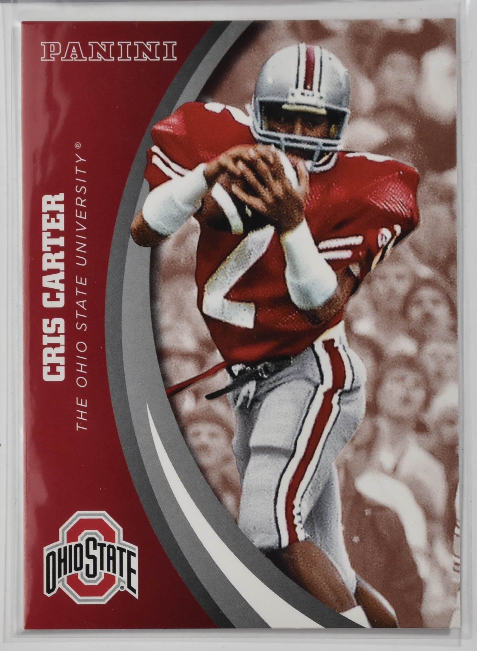 Cris Carter 17 Panini 1984-86 Ohio State Football Card 2015