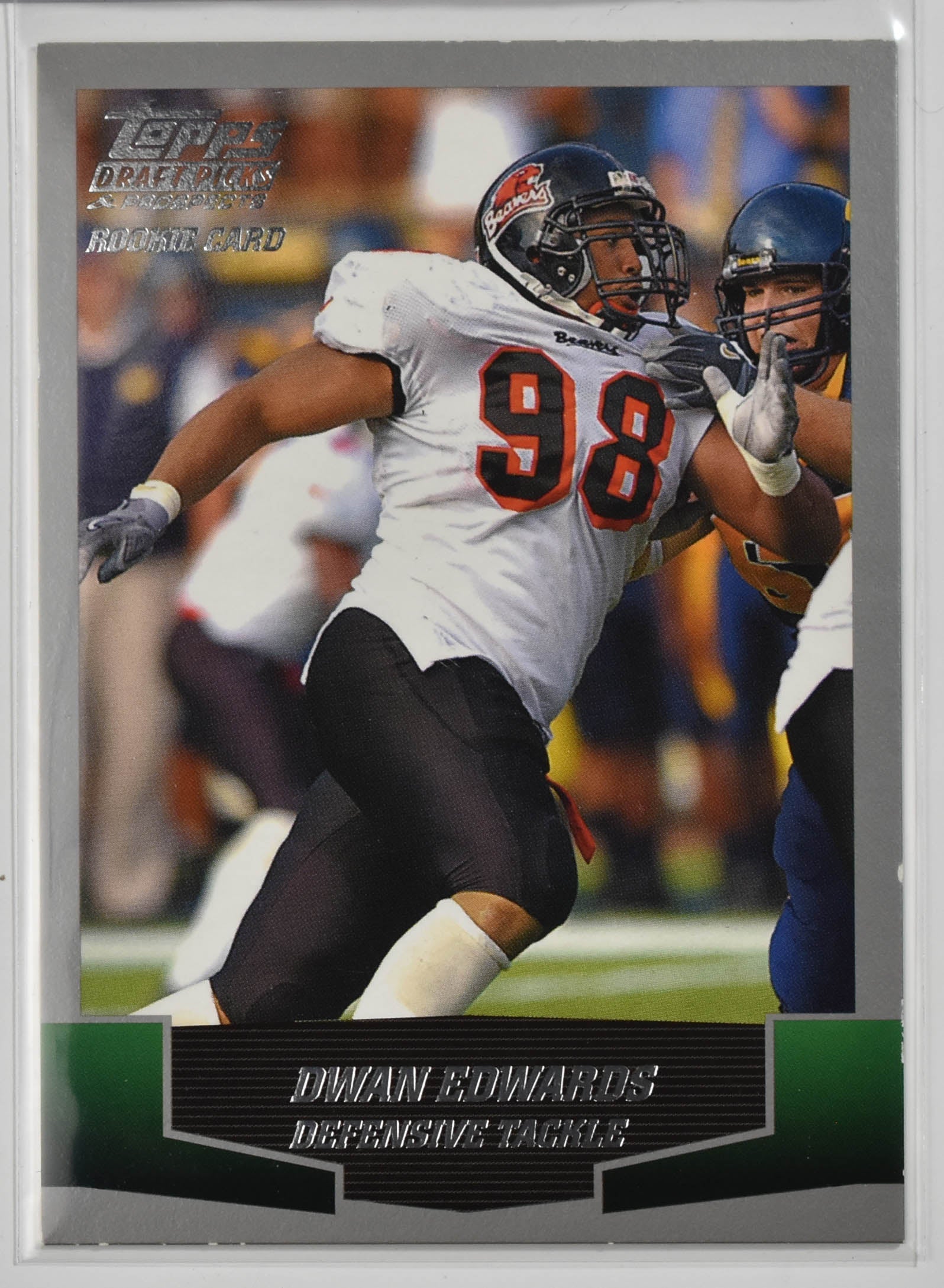 Dwan Edwards 158 Topps 2004 Draft Picks Rookie Card