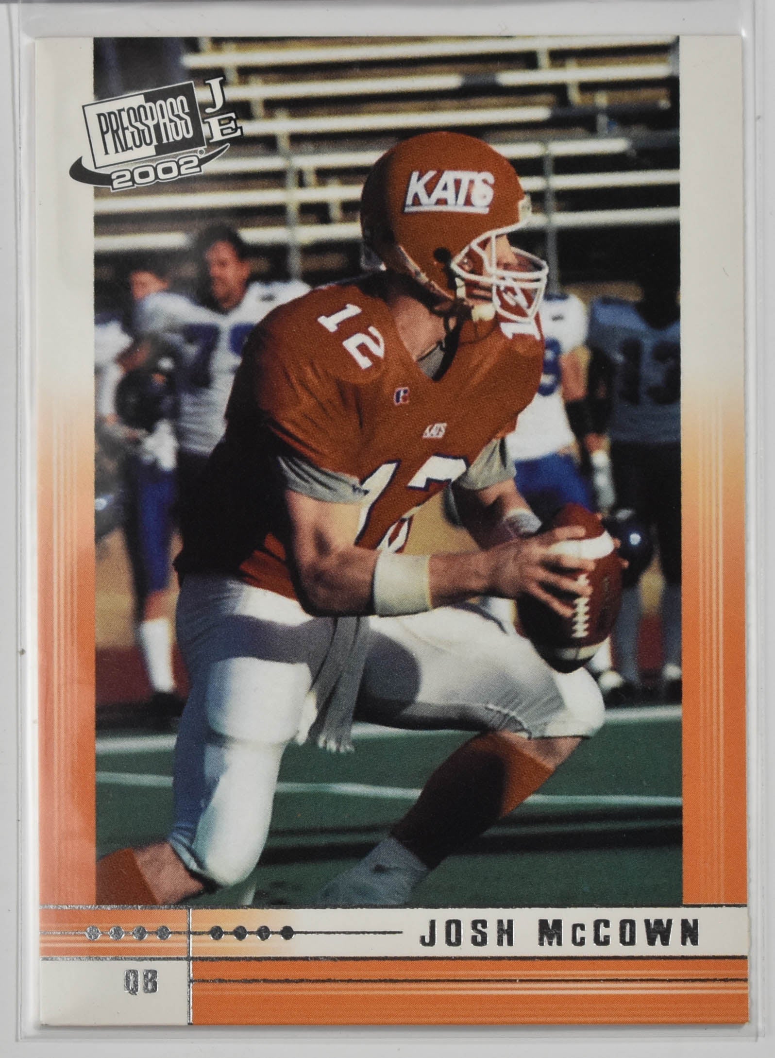 Josh McCown 33 Press Pass 2002 Sam Houston State Football Card