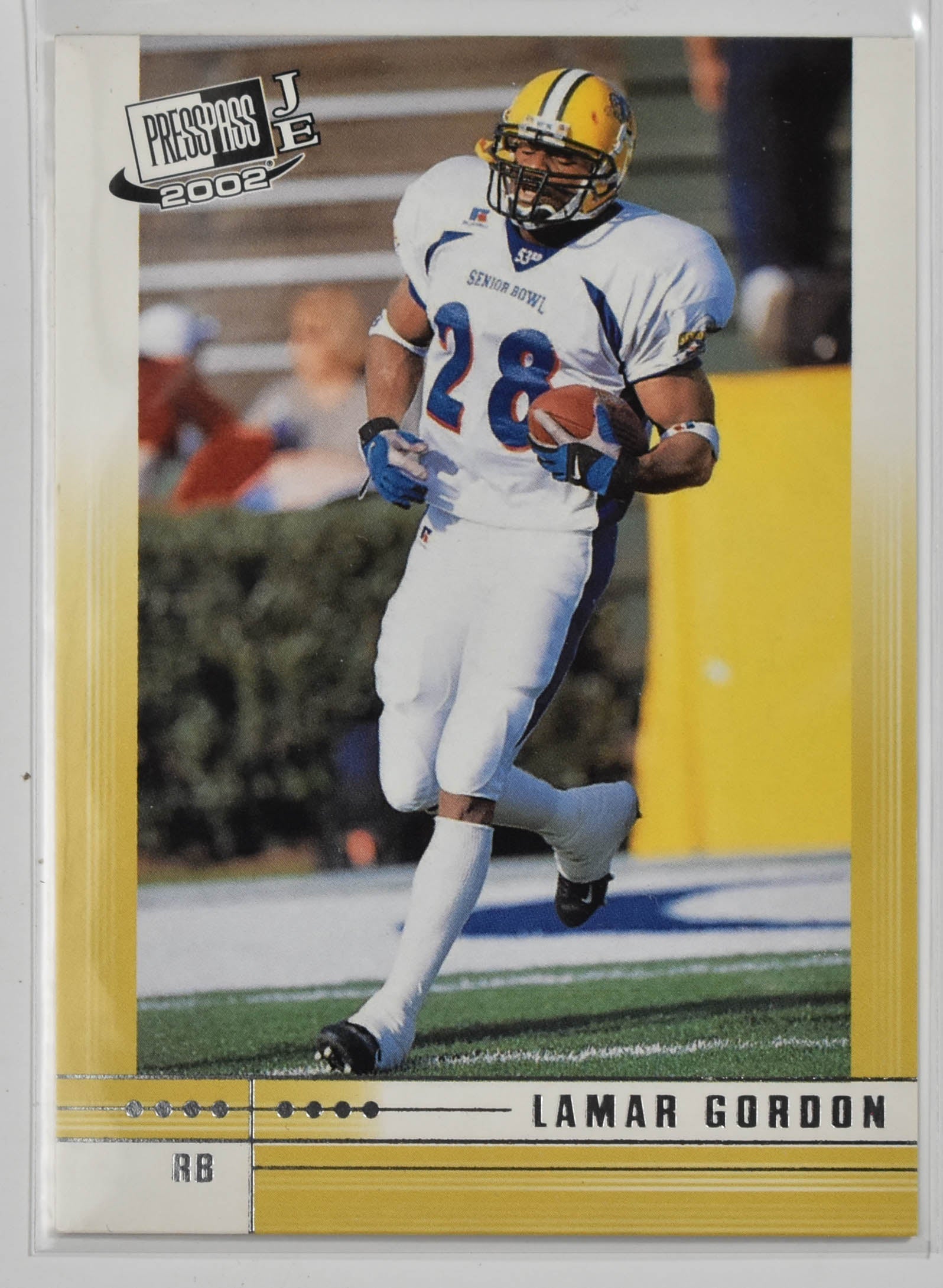 Lamar Gordon 34 Press Pass 2002 Football Card