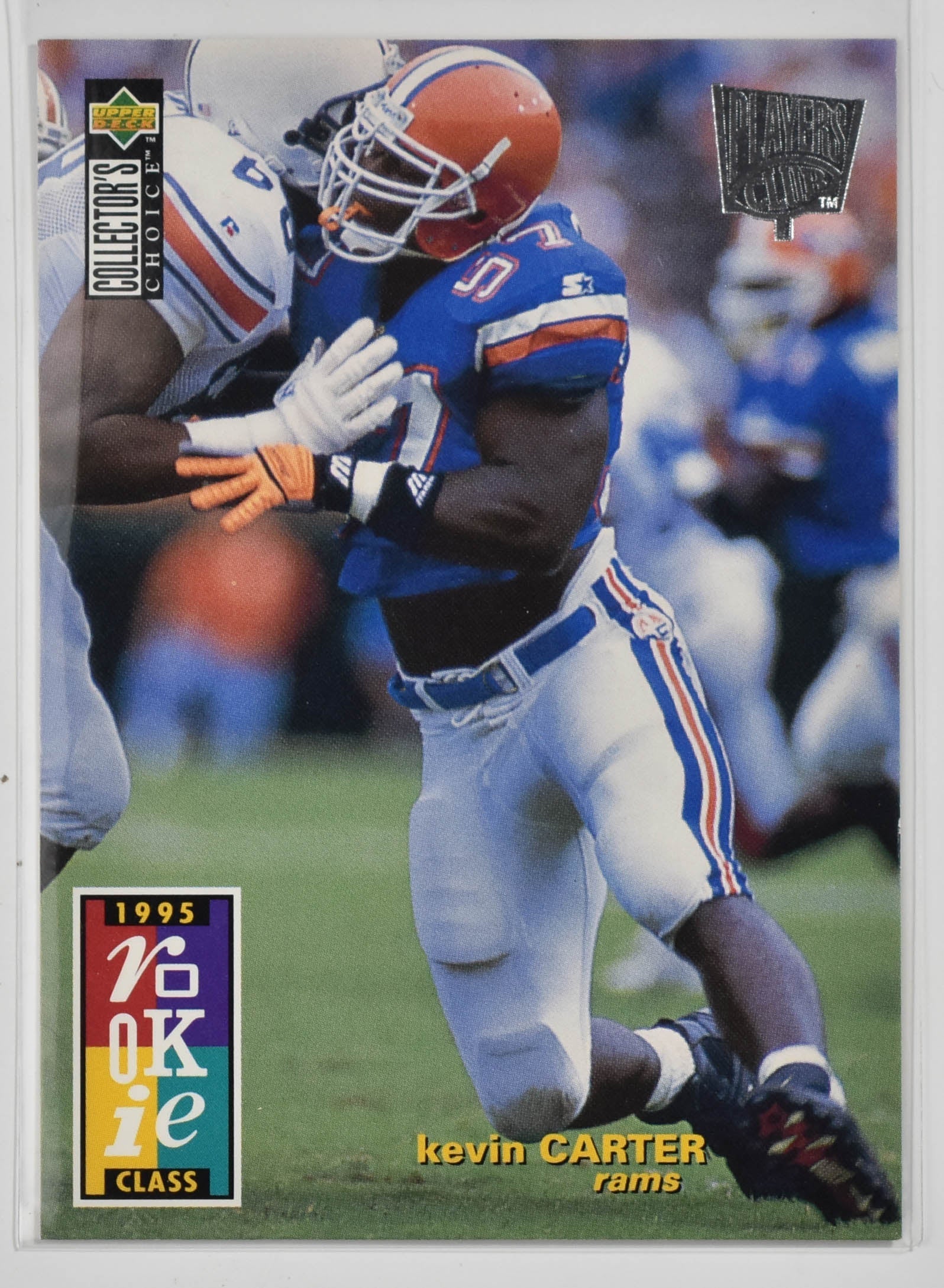 Kevin Carter 6 Upper Deck 1995 Draft Pick Football Card