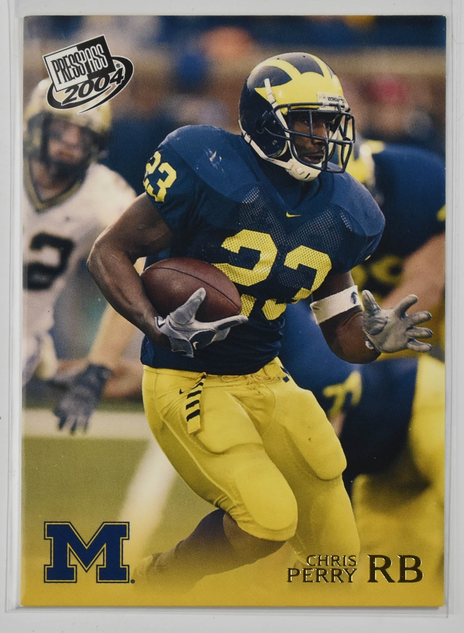 Chris Perry G17 Press Pass 2004 Michigan Football Card
