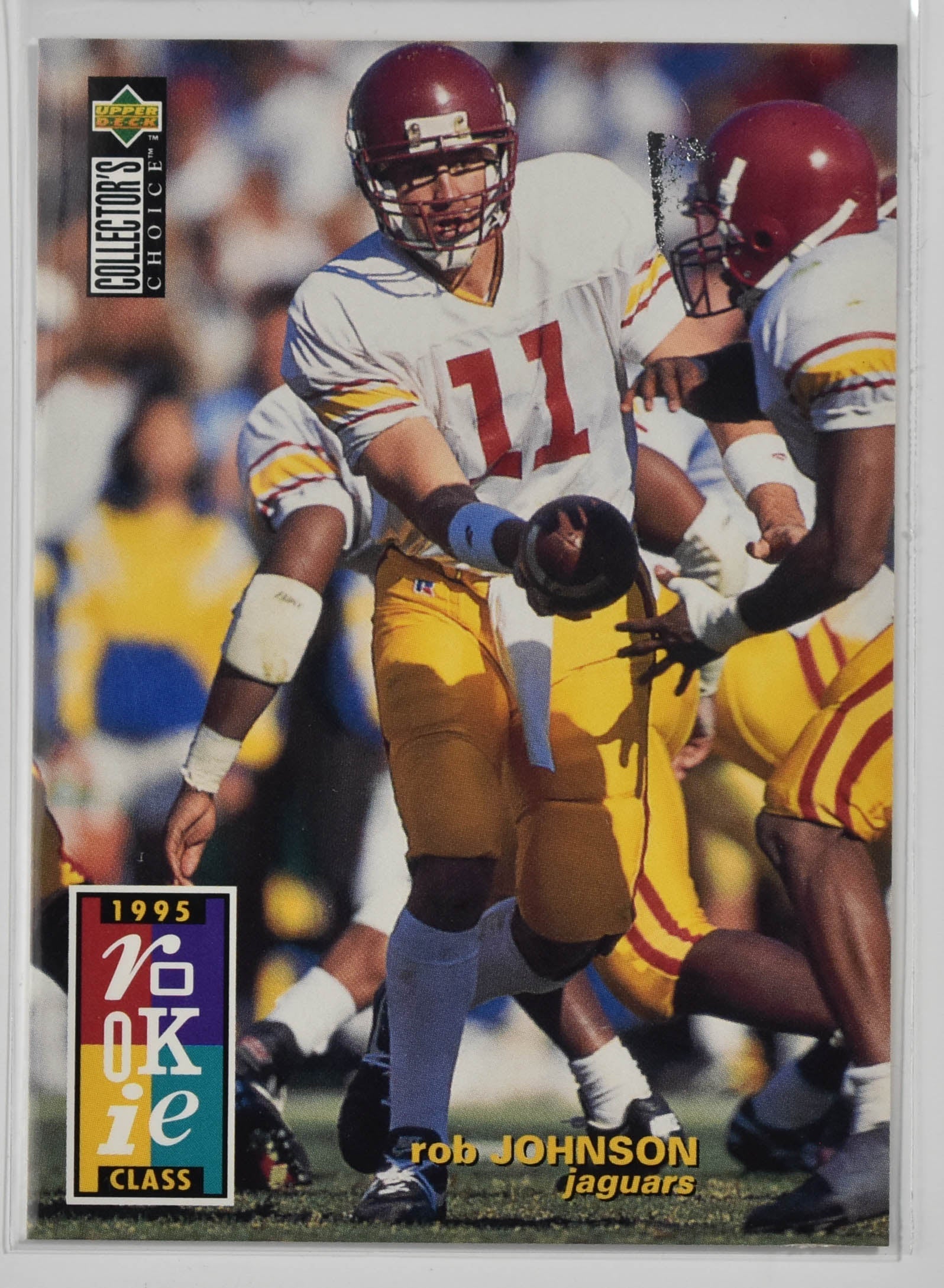 Rob Johnson 28 Upper Deck 1995 Rookie Jaguars Collectors Choice