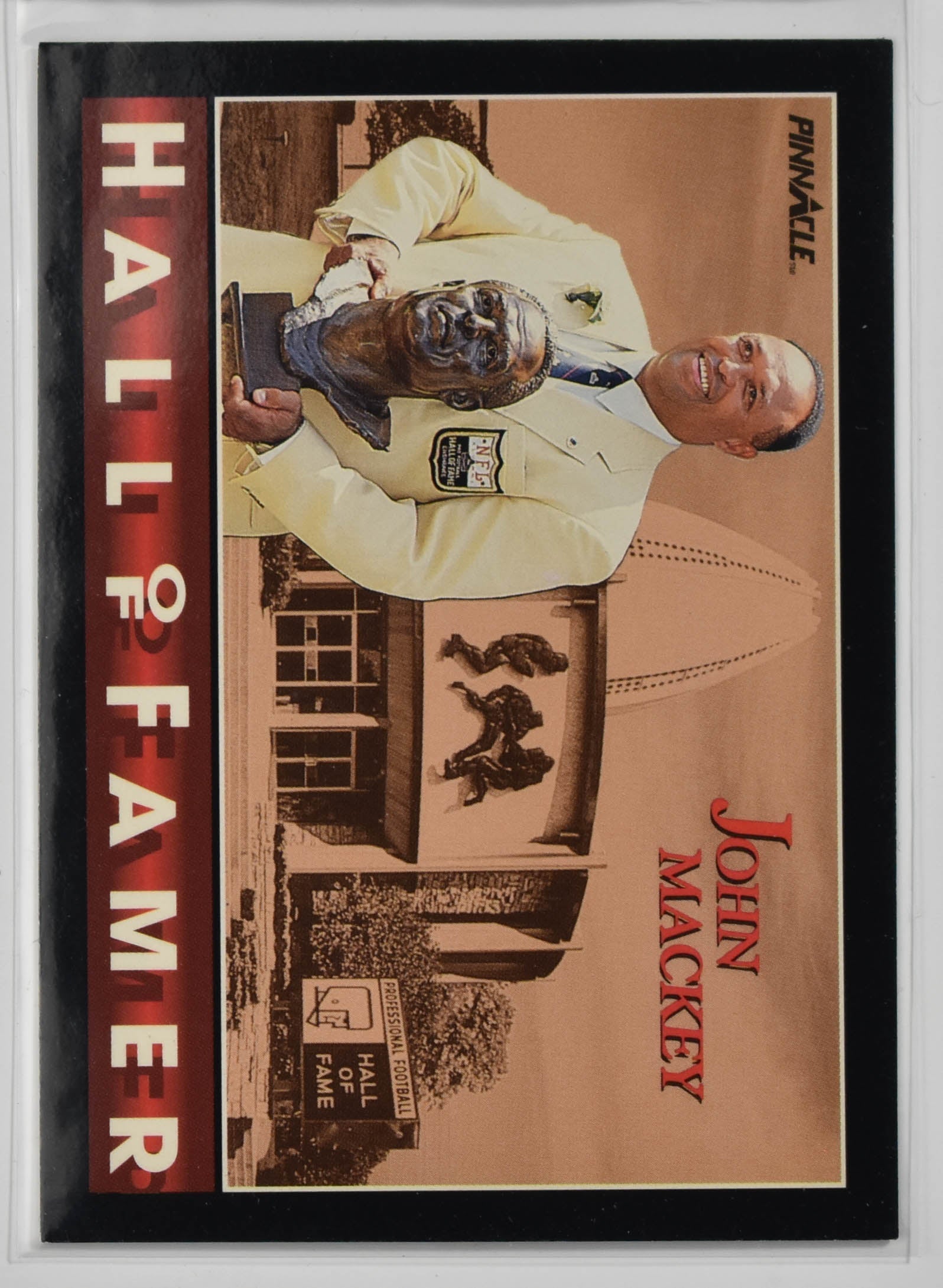 John Mackey Hall of Famer 345 Pinnacle 1992 Score