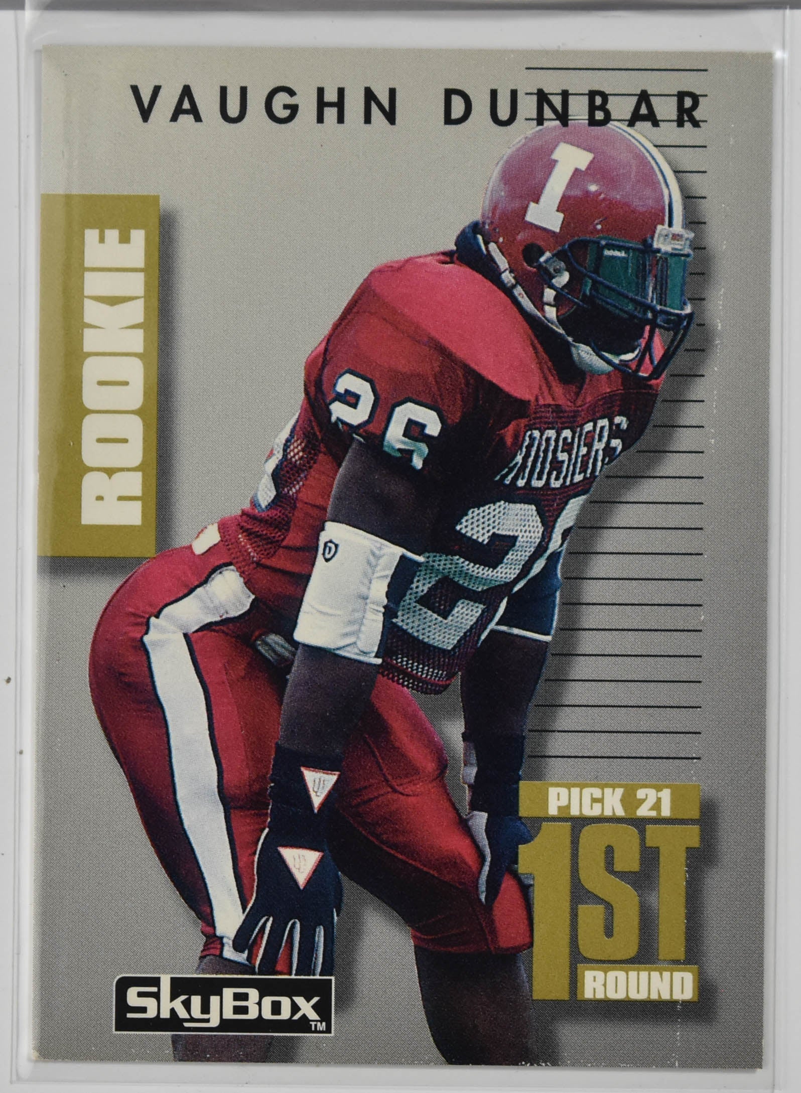 Vaughn Dunbar 036 Primtime Skybox 1992 Football Card