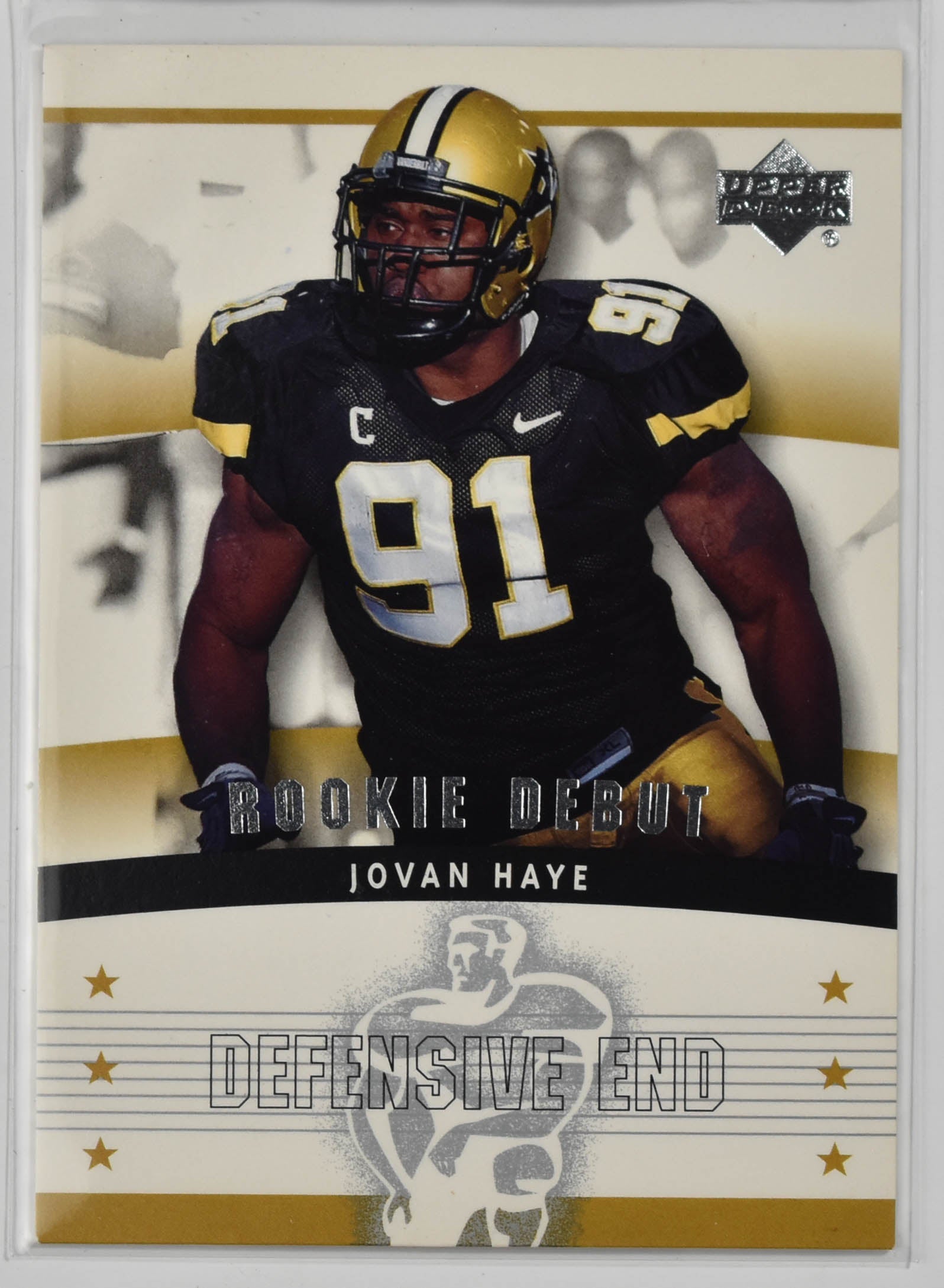 Jovan Haye 197 Rookie Debut Upper Deck 2005 Football Card