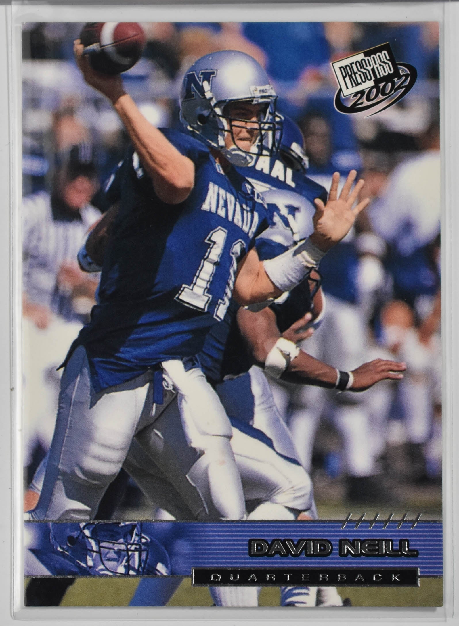 David Neill 7 Press Pass 2002 Football Card