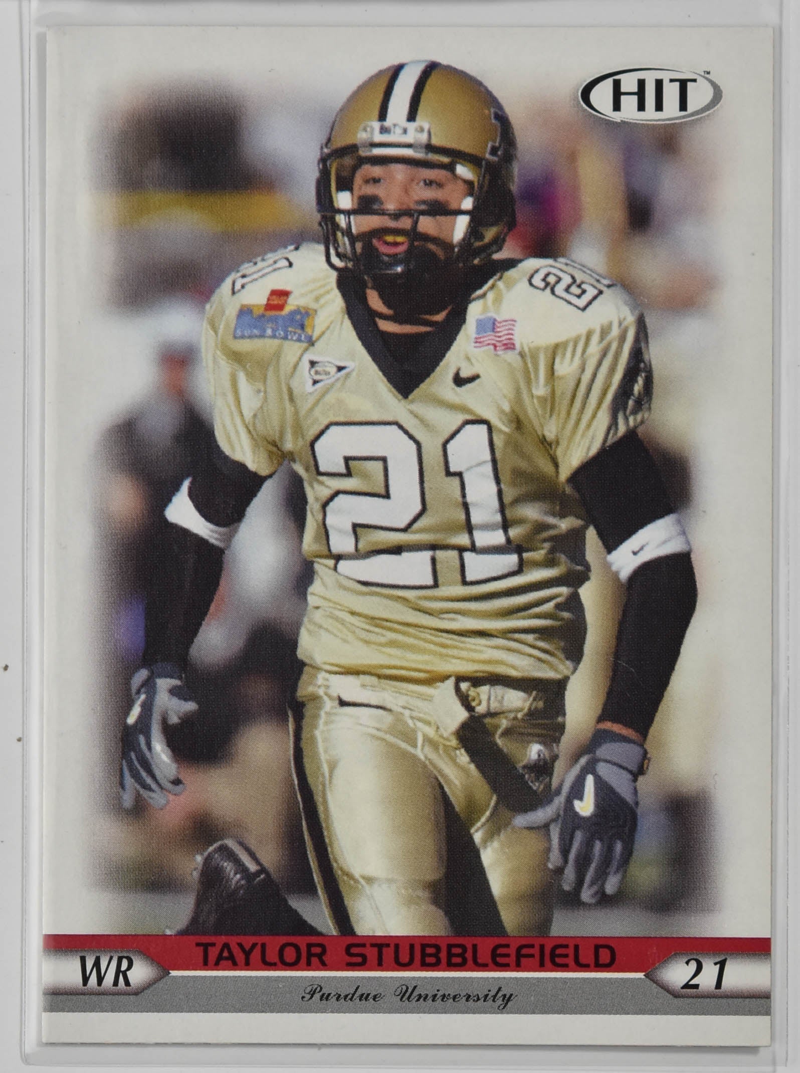 Taylor Stubblefield 21 Sage 2005 Football Card