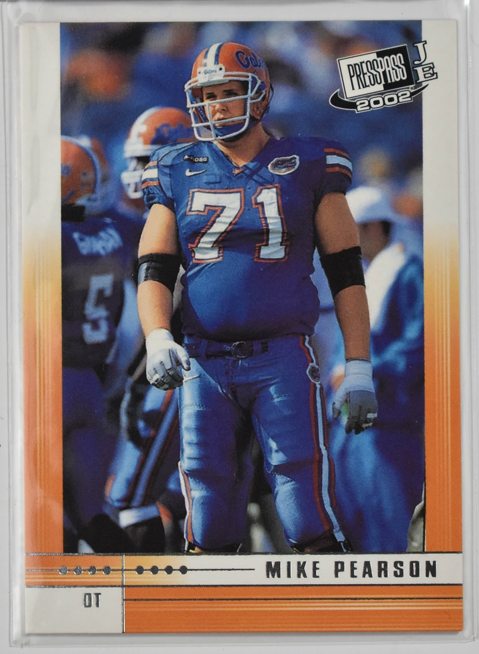 Mike Pearson 25 Press Pass 2002 Football Card