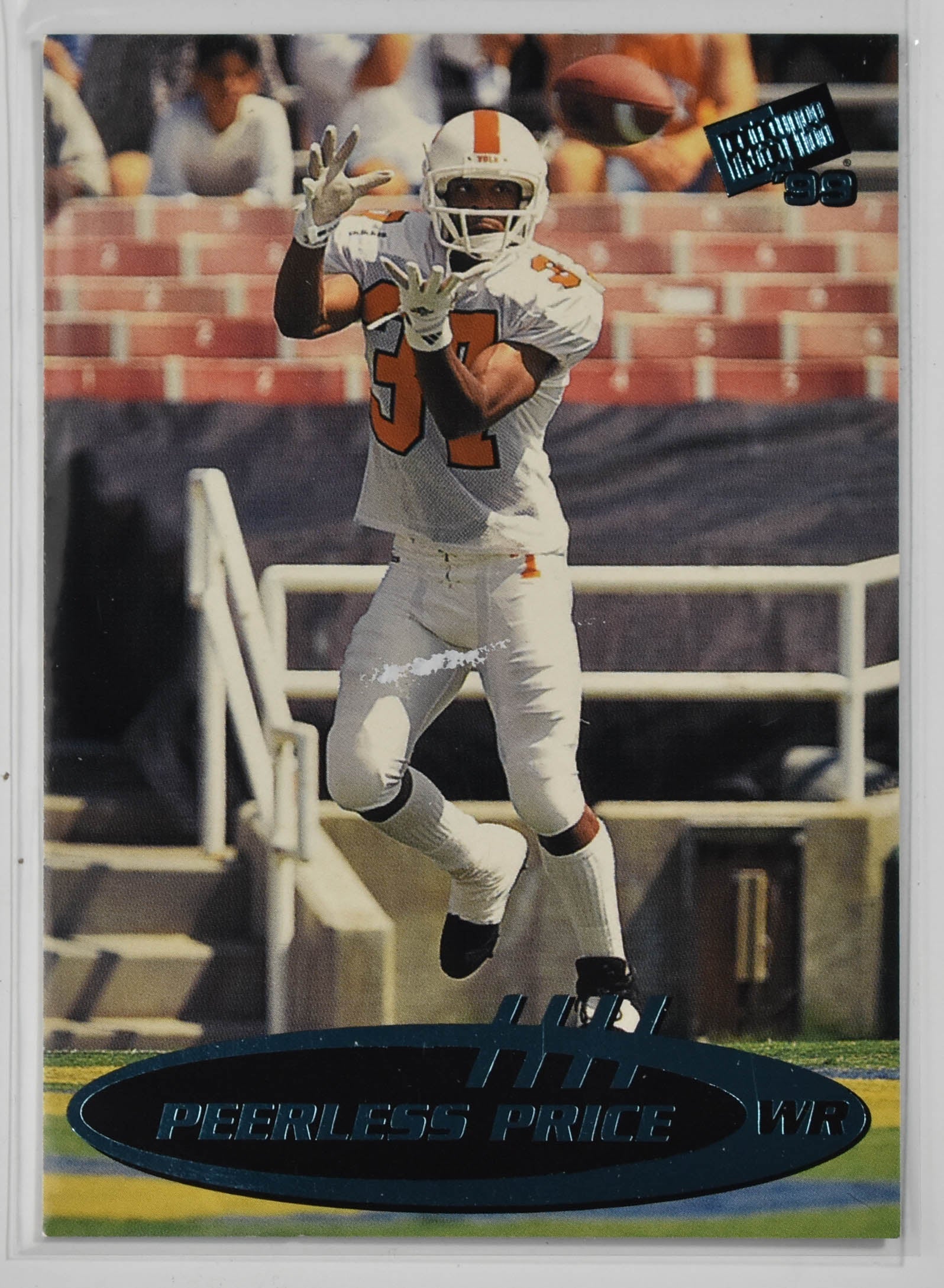 Peerless Price 17 Press Pass 1999 Football Card