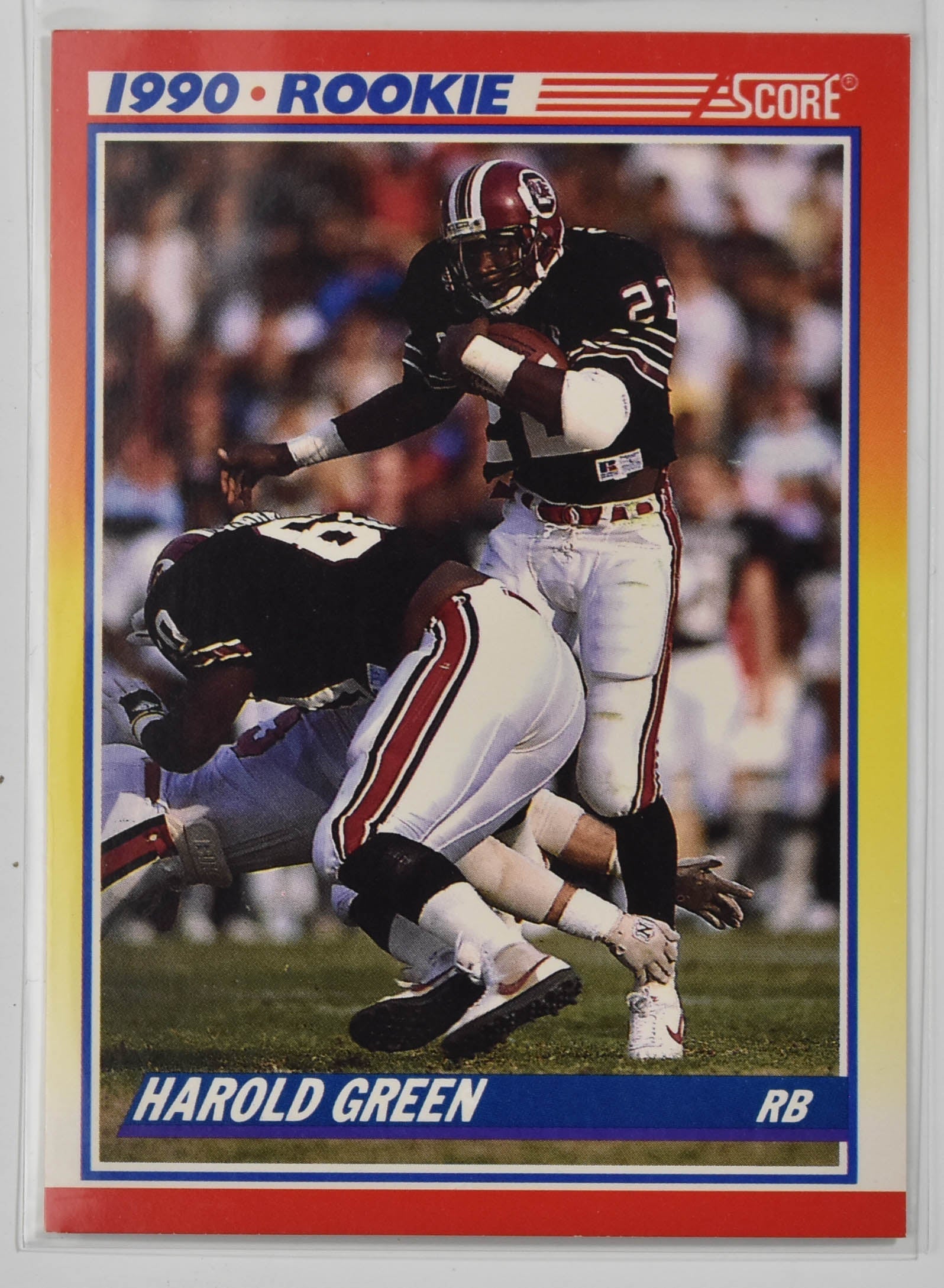 Harold Green 628 Star Rookie Score 1990 Football Card