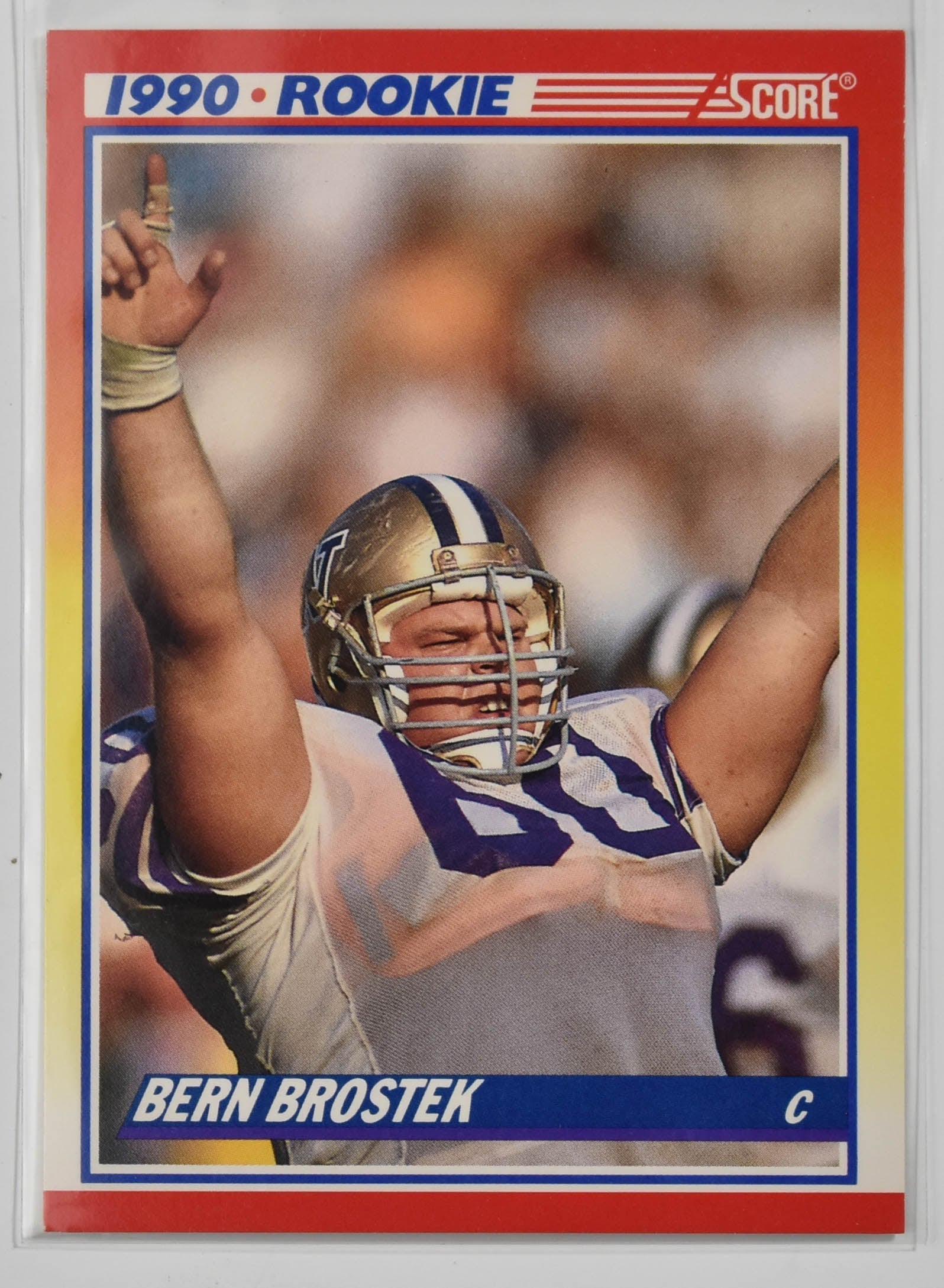 Bern Brostek 642 Star Rookie 1990 Score Football Card