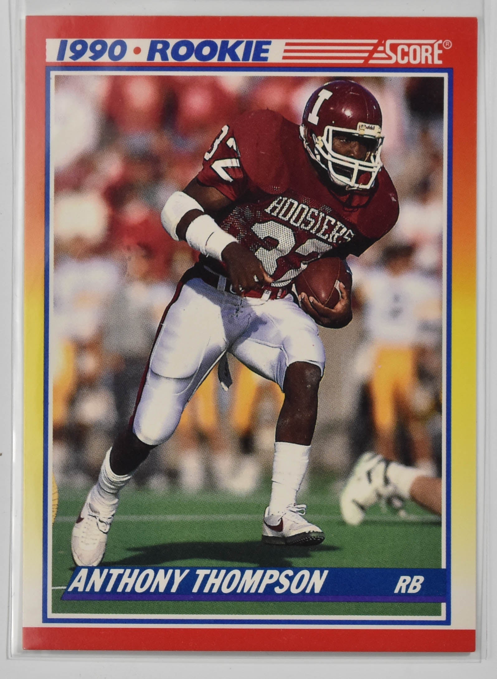 Anthony Thomas 618 Star Rookie 1990 Score Football Card
