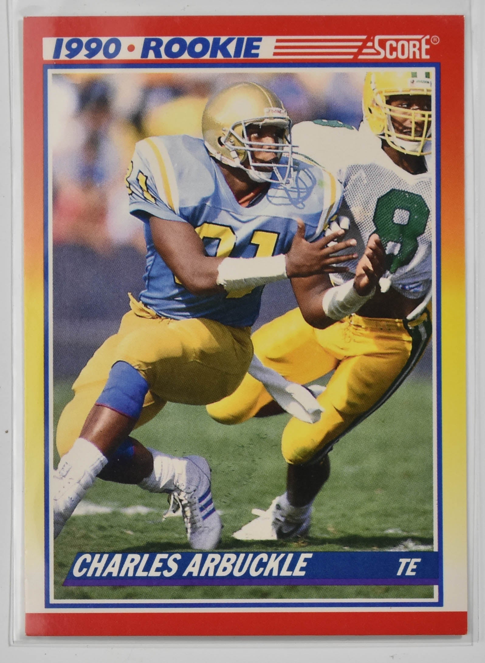Charles Arbuckle 639 Star Rookie 1990 Score Football Card