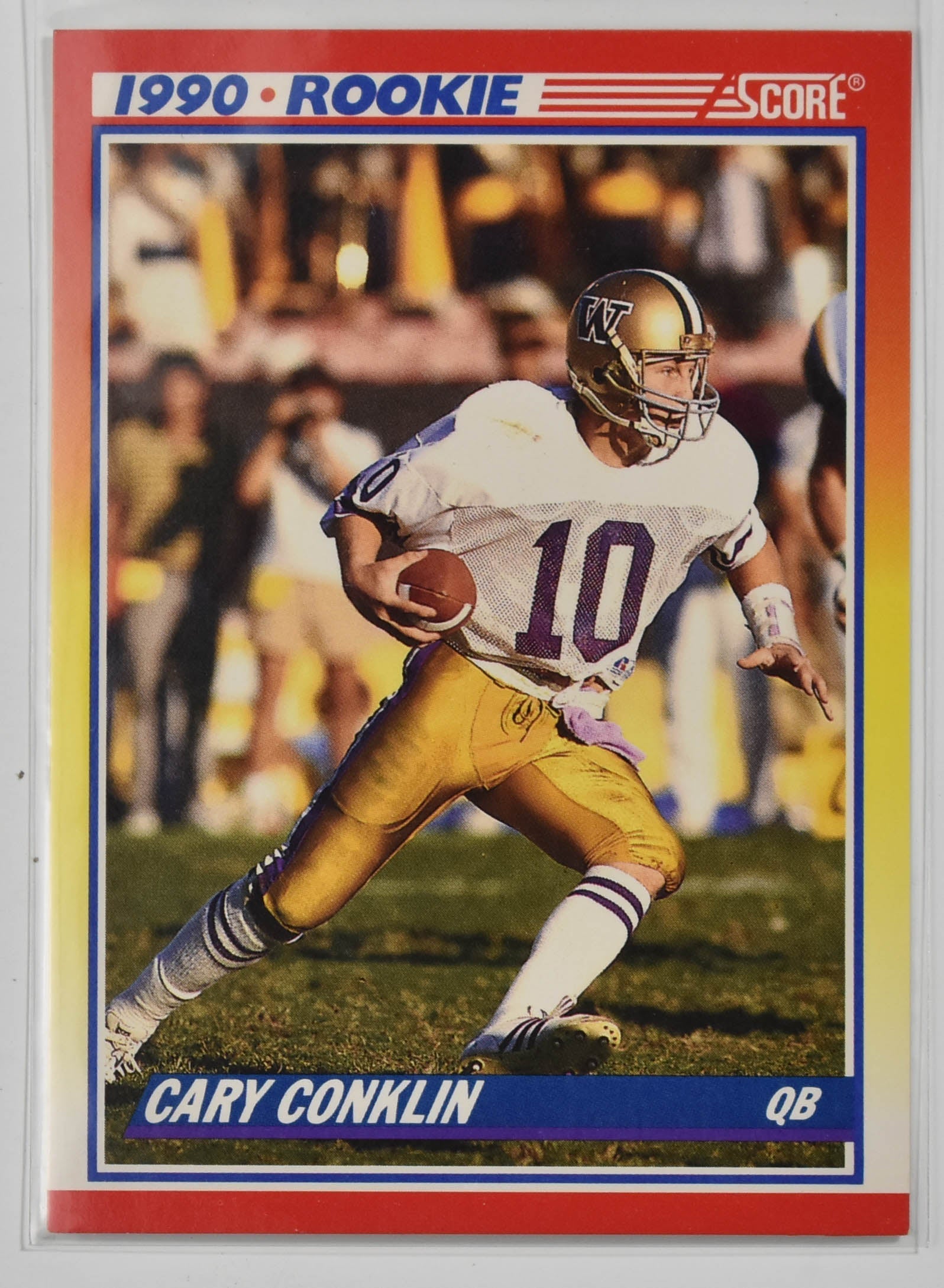 Cary Conklin 645 Star Rookie 1990 Score Football Card
