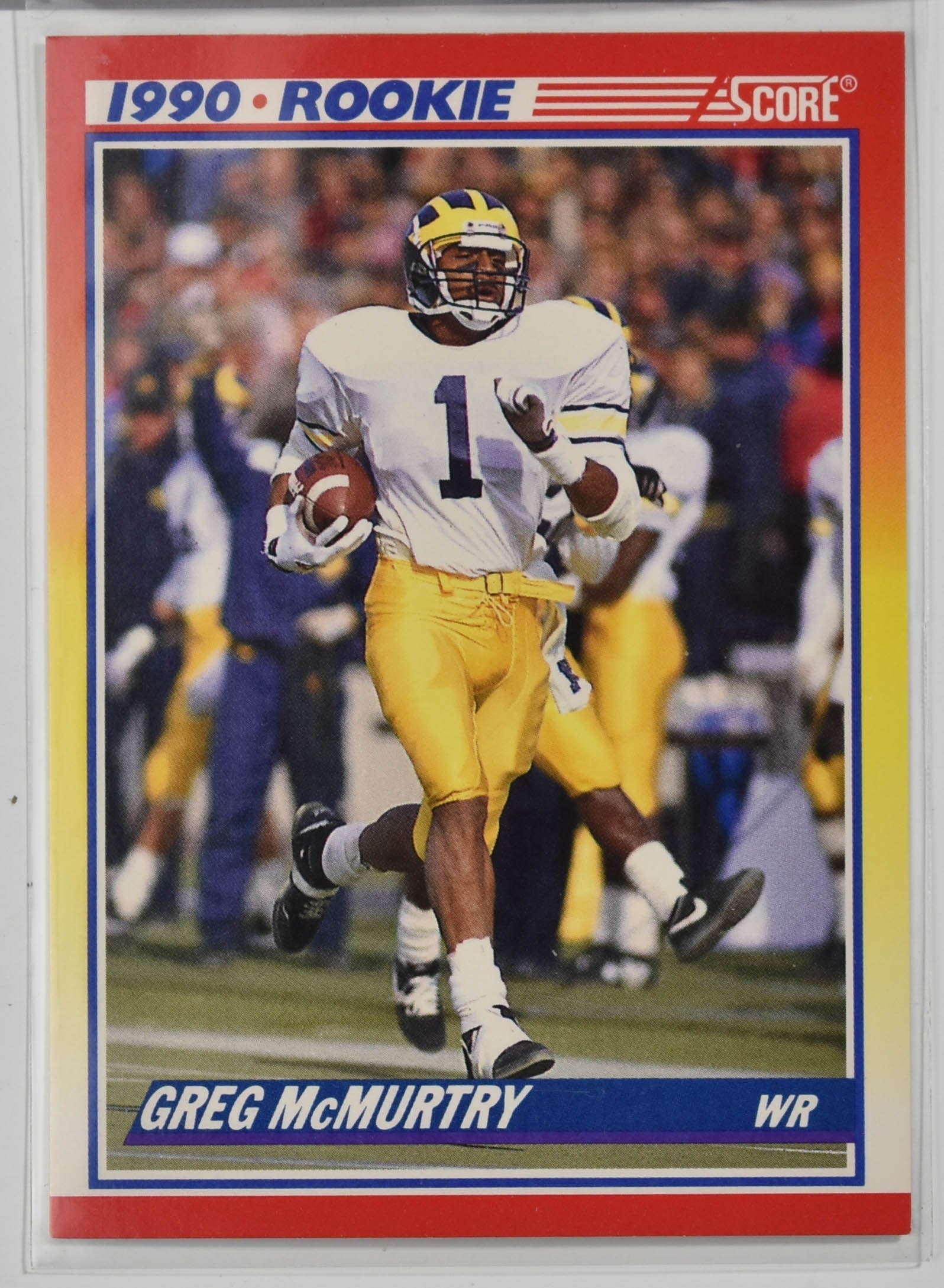 Greg McMurtry 650 Star Rookie 1990 Score Football Card