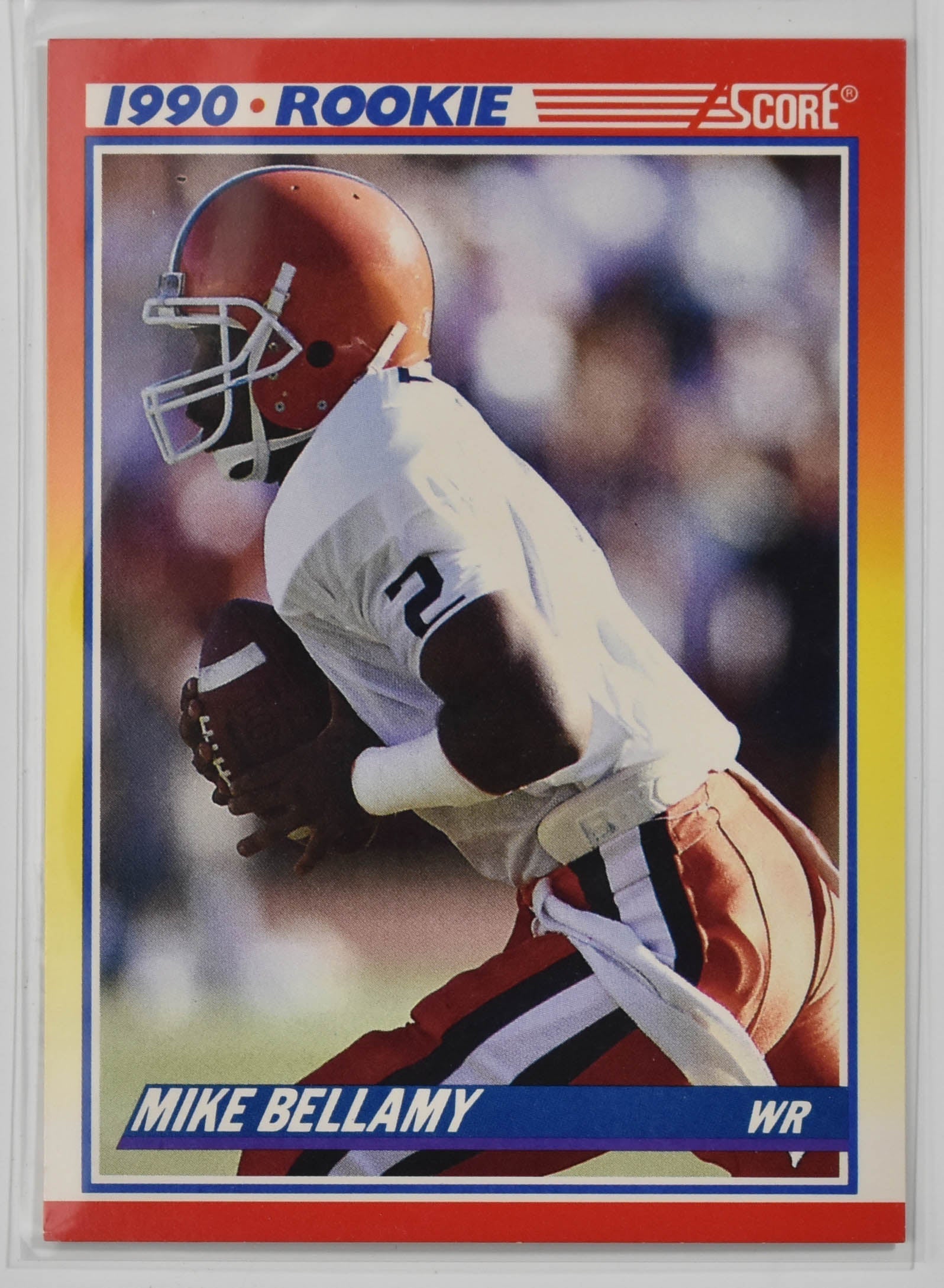 Mike Bellamy 626 Score Star Rookie 1990 Football Card