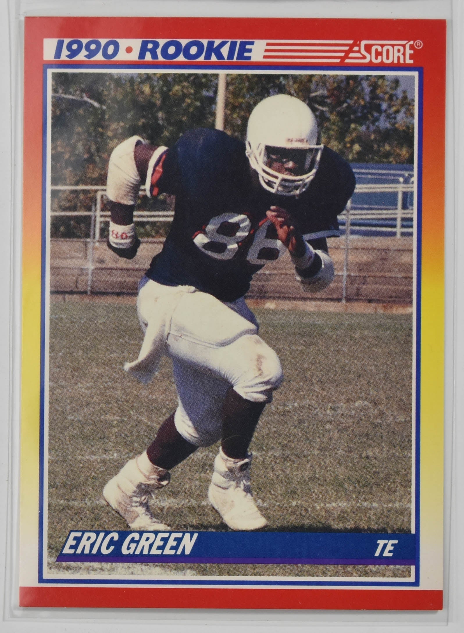 Eric Green 629 Score Star Rookie 1990 Football Card
