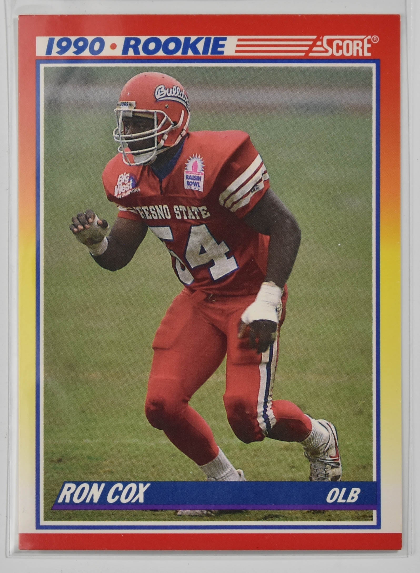 Ron Cox 647 Score Star Rookie 1990