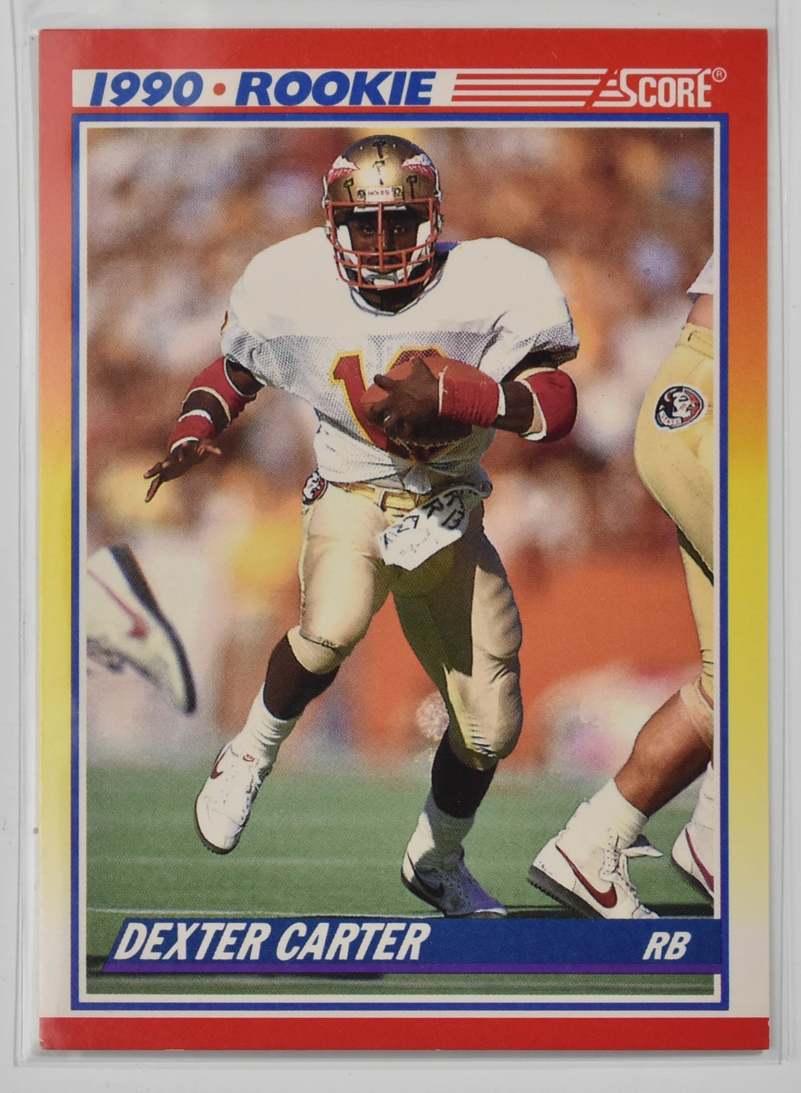 Dexter Carter 657 Score Star Rookie 1990