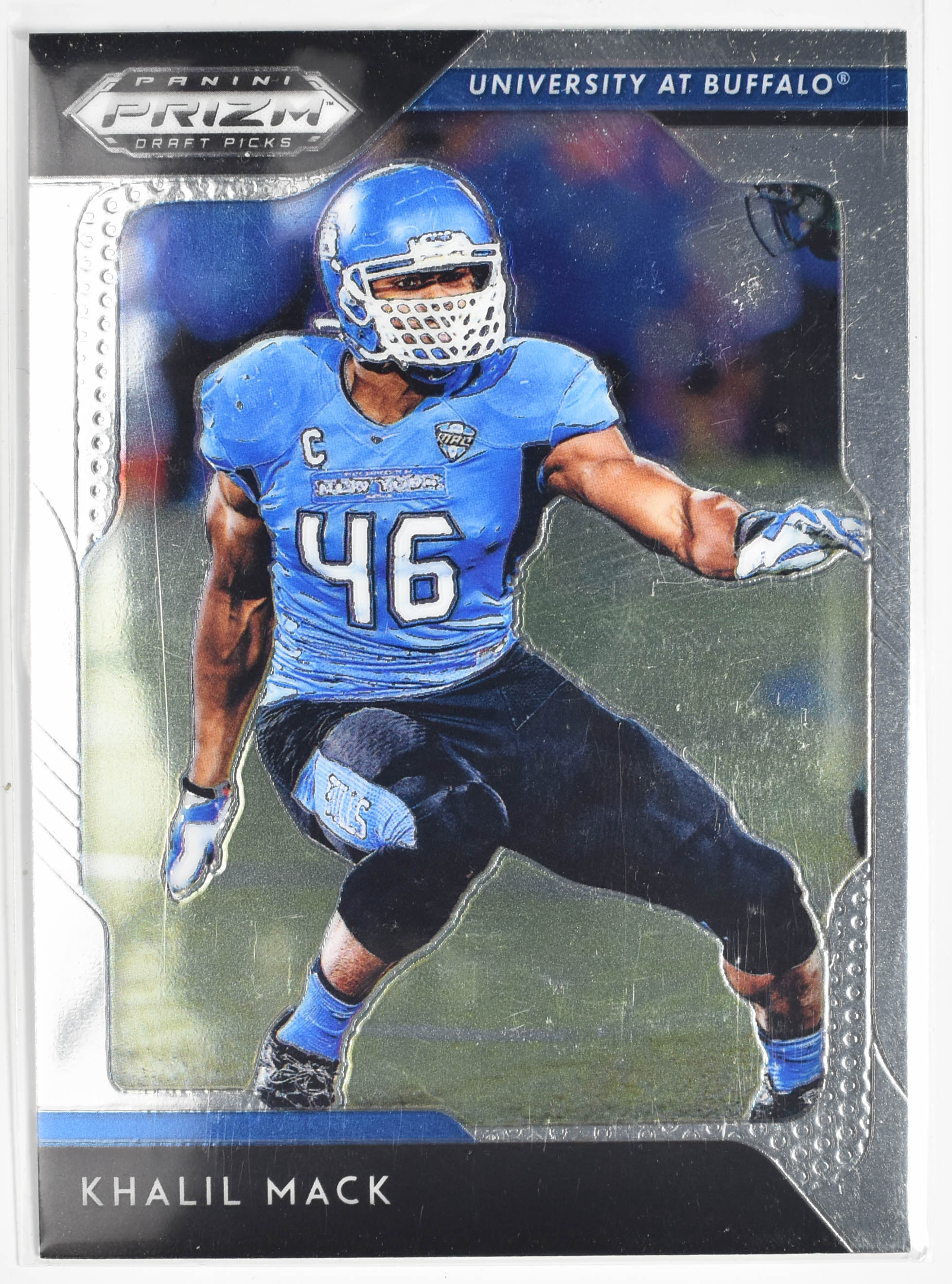 Khalil Mack 58 Prizm Draft Picks Panini 2019 Chicago Bears