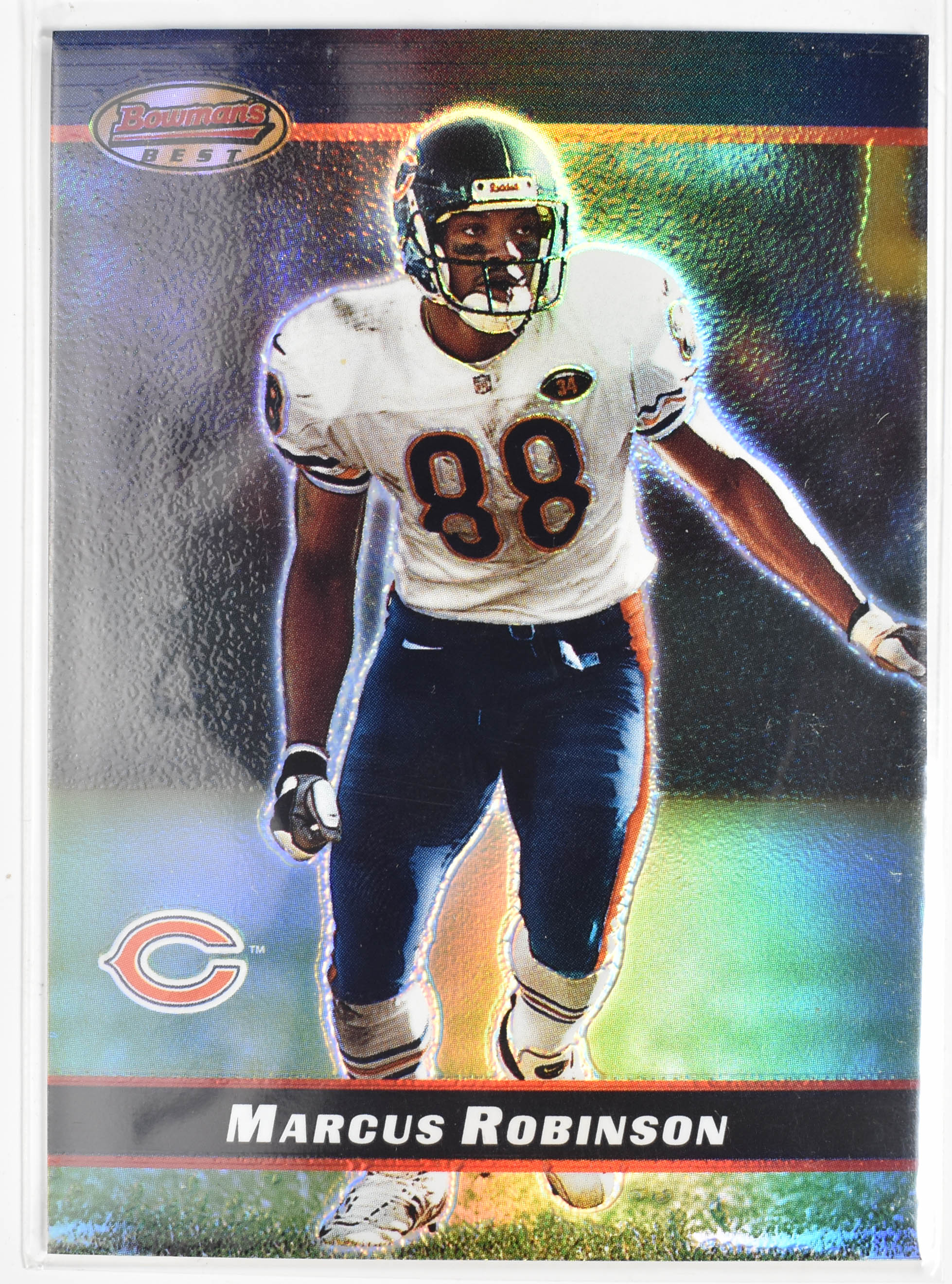 Marcus Robinson 71 Topps 2000 Bowmans Best Chicago Bears