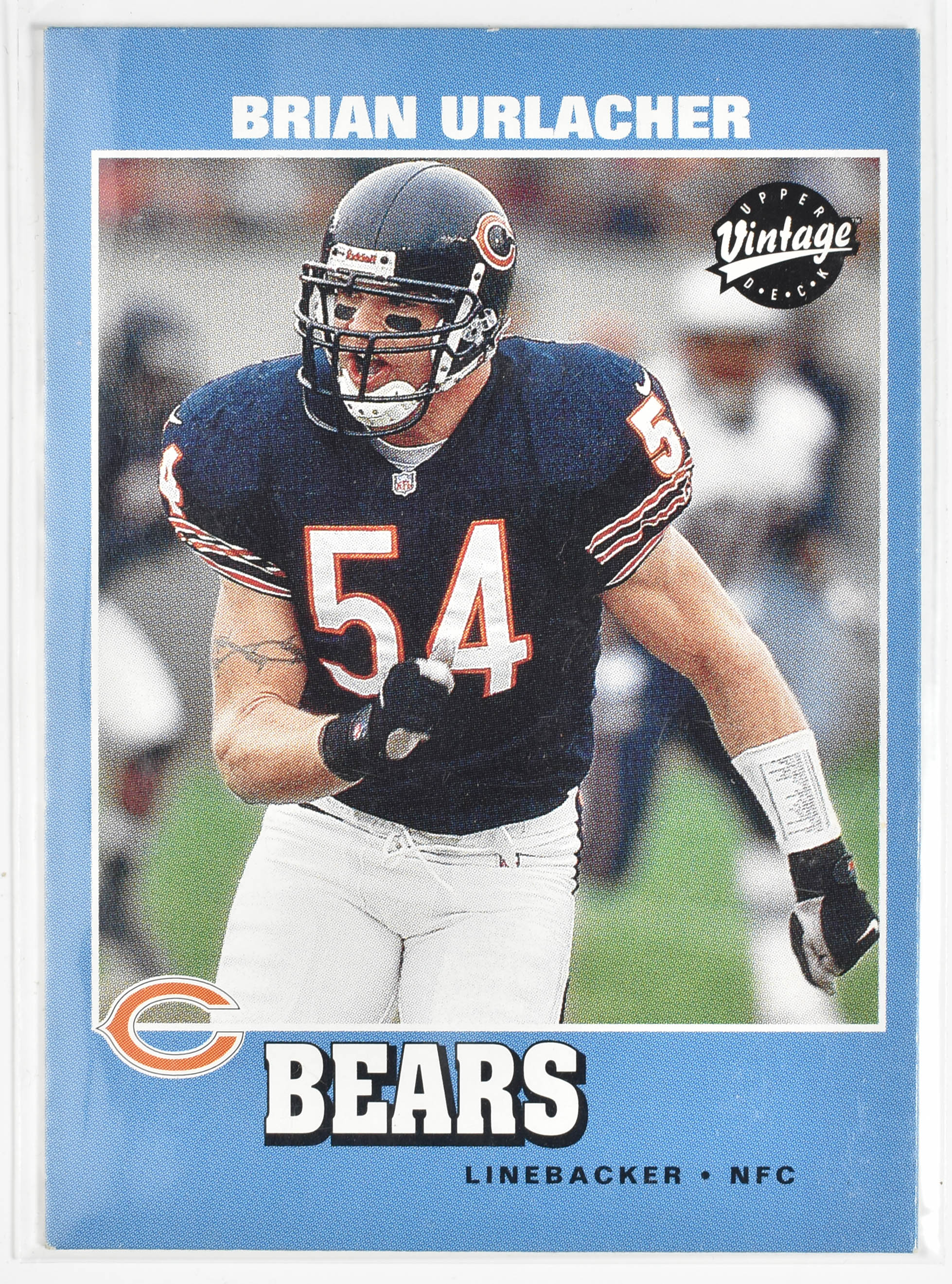 Brian Urlacher 31 Upper Deck 2001 Chicago Bears