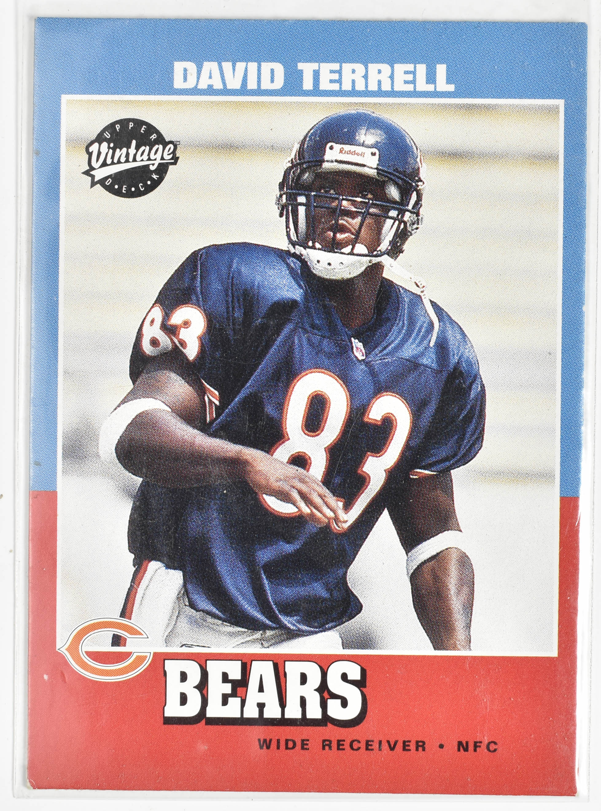 David Terrell 214 Upper Deck 2001 Vintage Chicago Bears