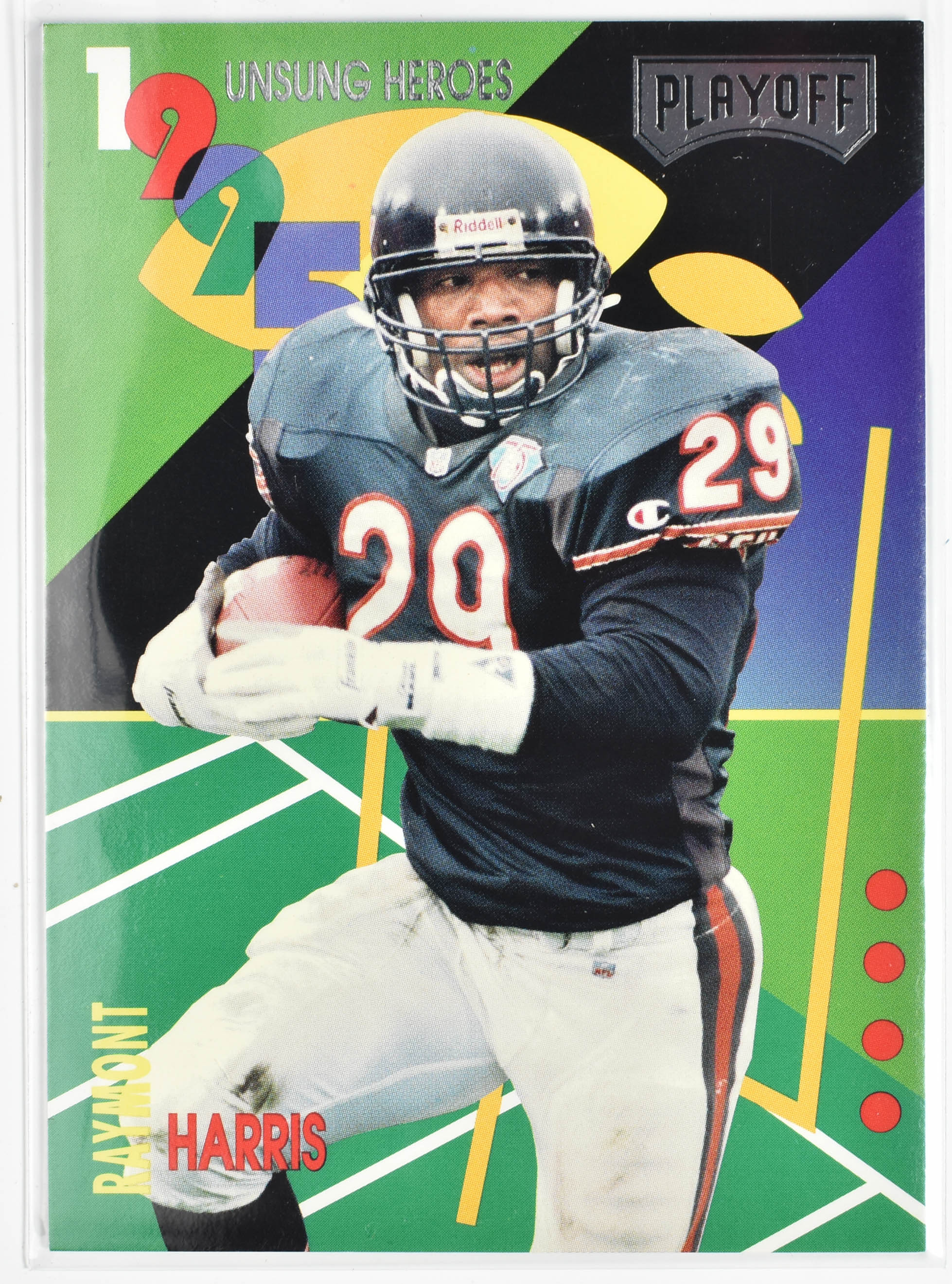 Raymont Harris 4 Playoff 1995 Unsung Heroes Chicago Bears