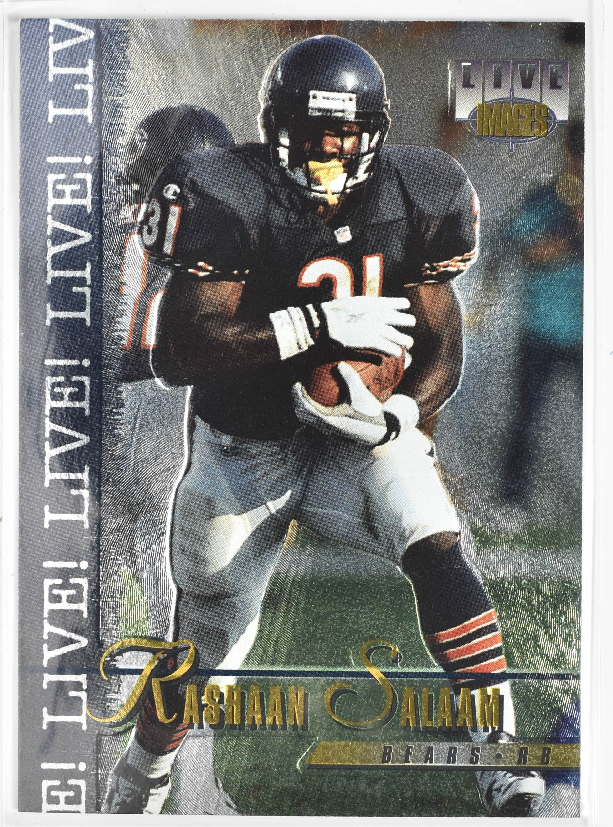 Rashaan Salaam 107 Classic Live Images 1995 Chicago Bears