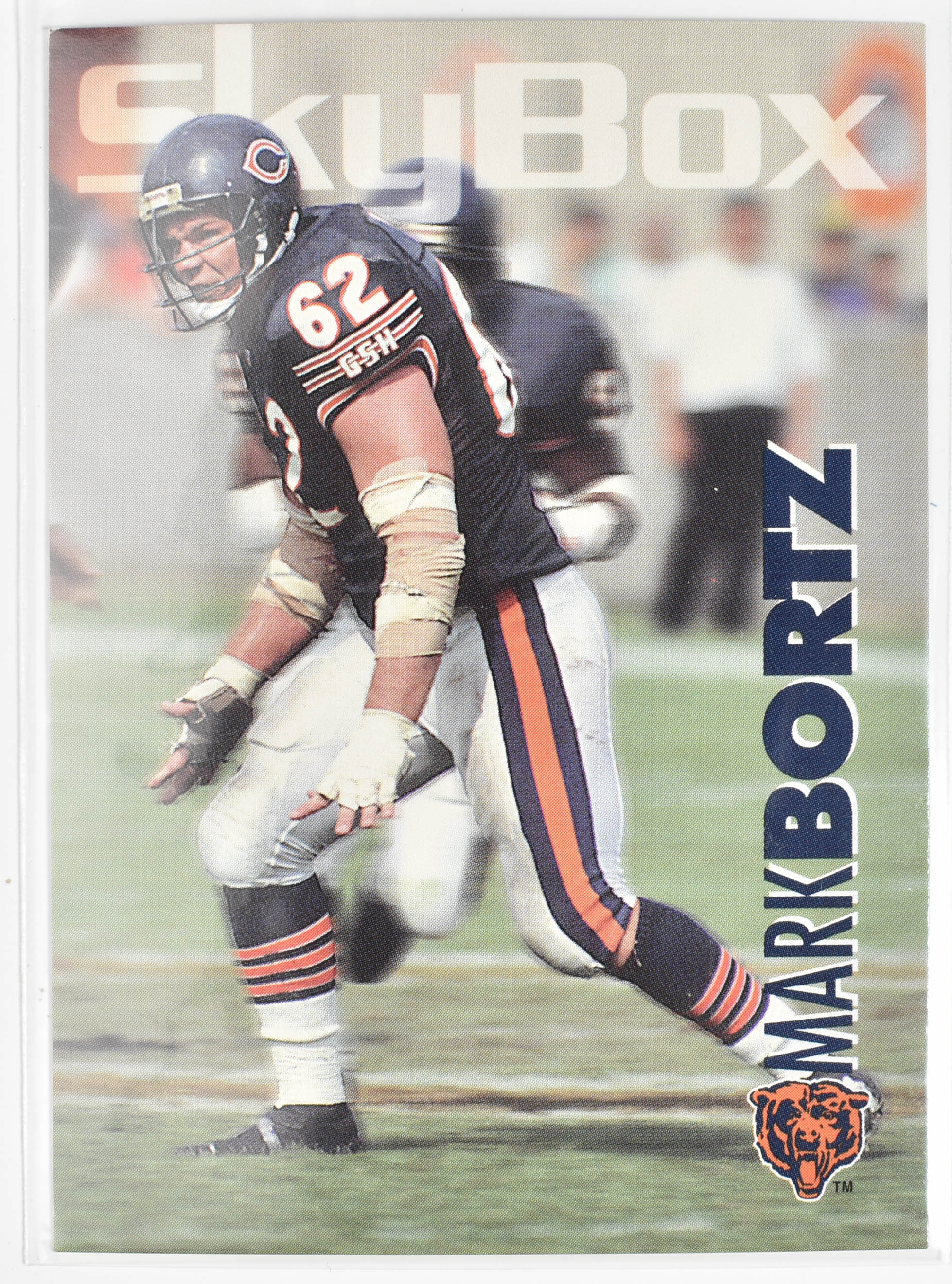 Mark Bortz 33 Skybox 1993 Chicago Bears