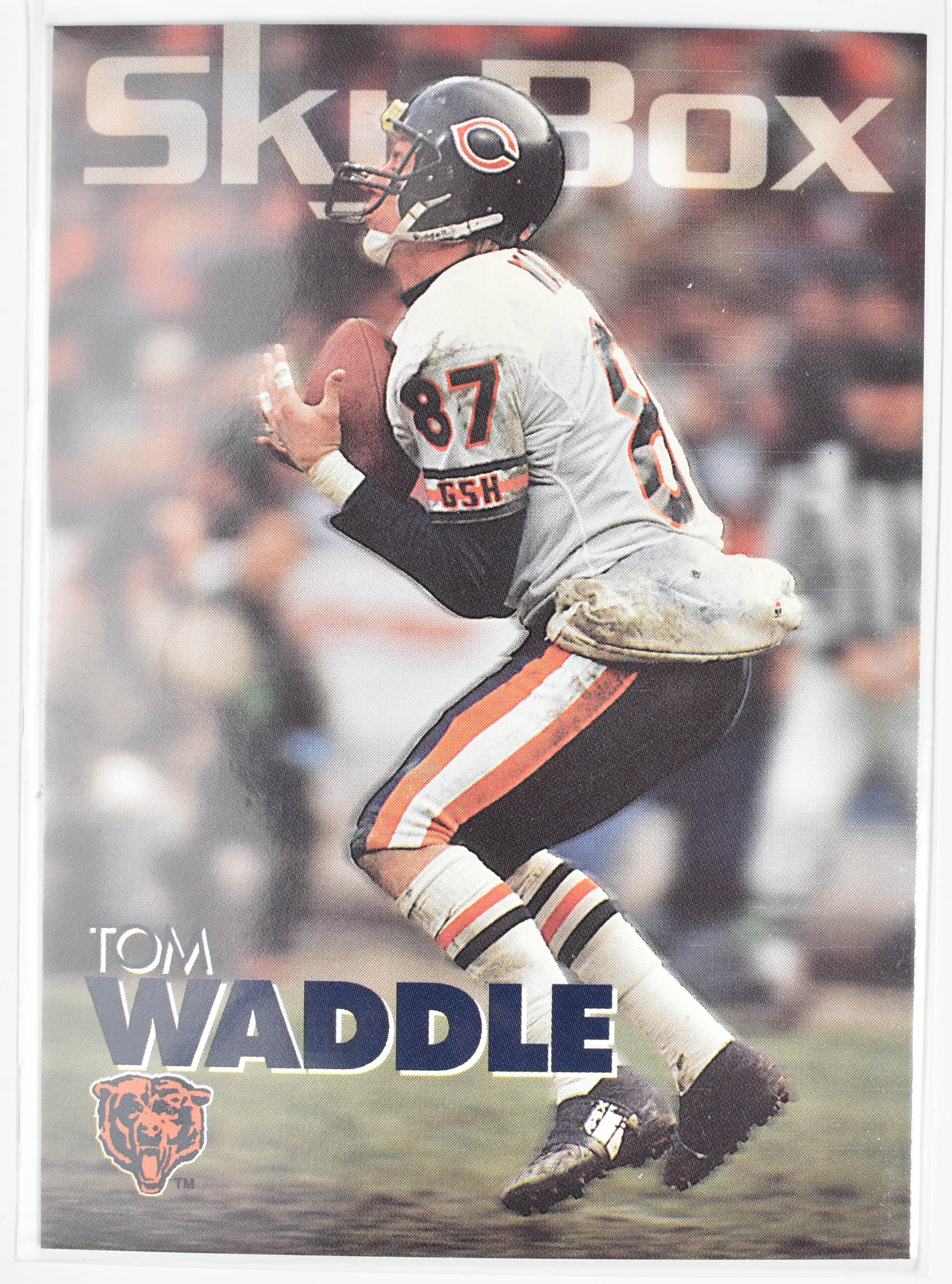Tom Waddle 42 Skybox 93 Chicago Bears