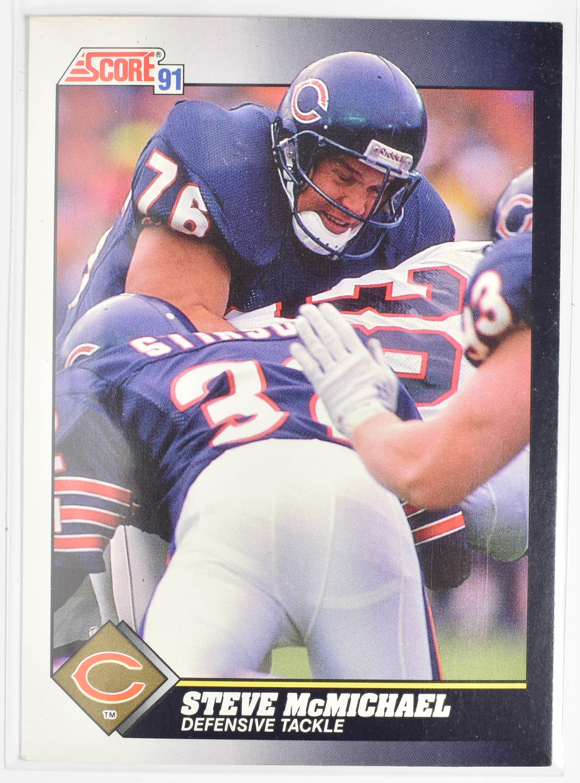 Steve McMichael 492 Score Chicago Bears 1991