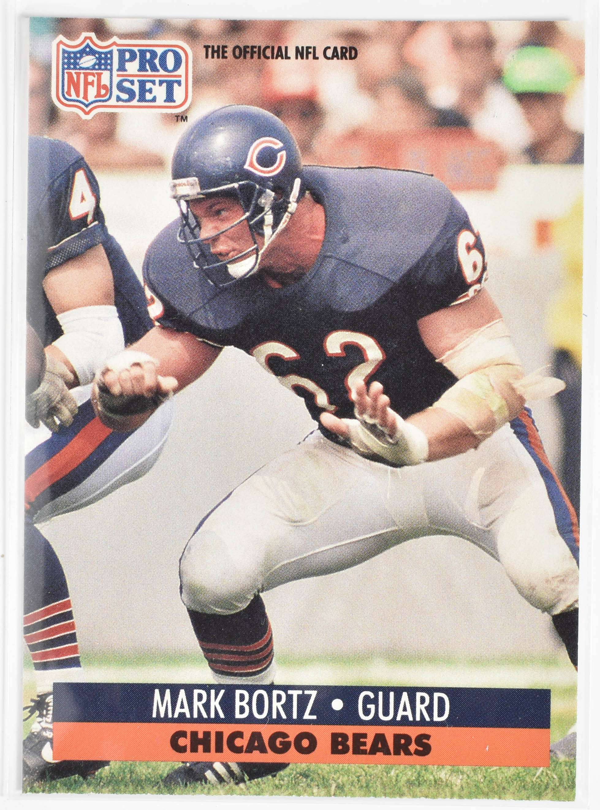 Mark Bortz 453 Pro Set 1991 Chicago Bears