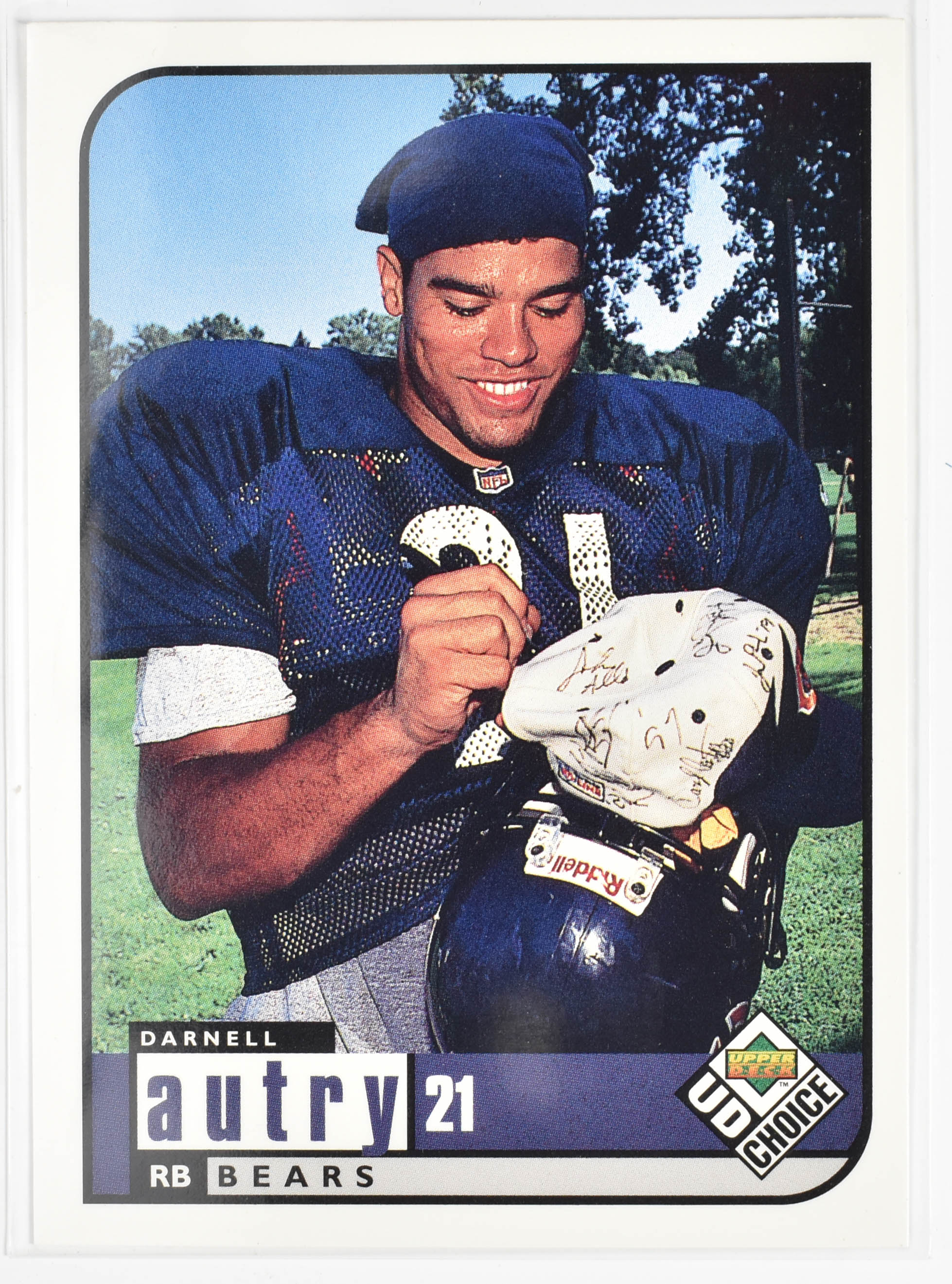 Darnell Autry 33 Upper Deck 1998 Chicago Bears