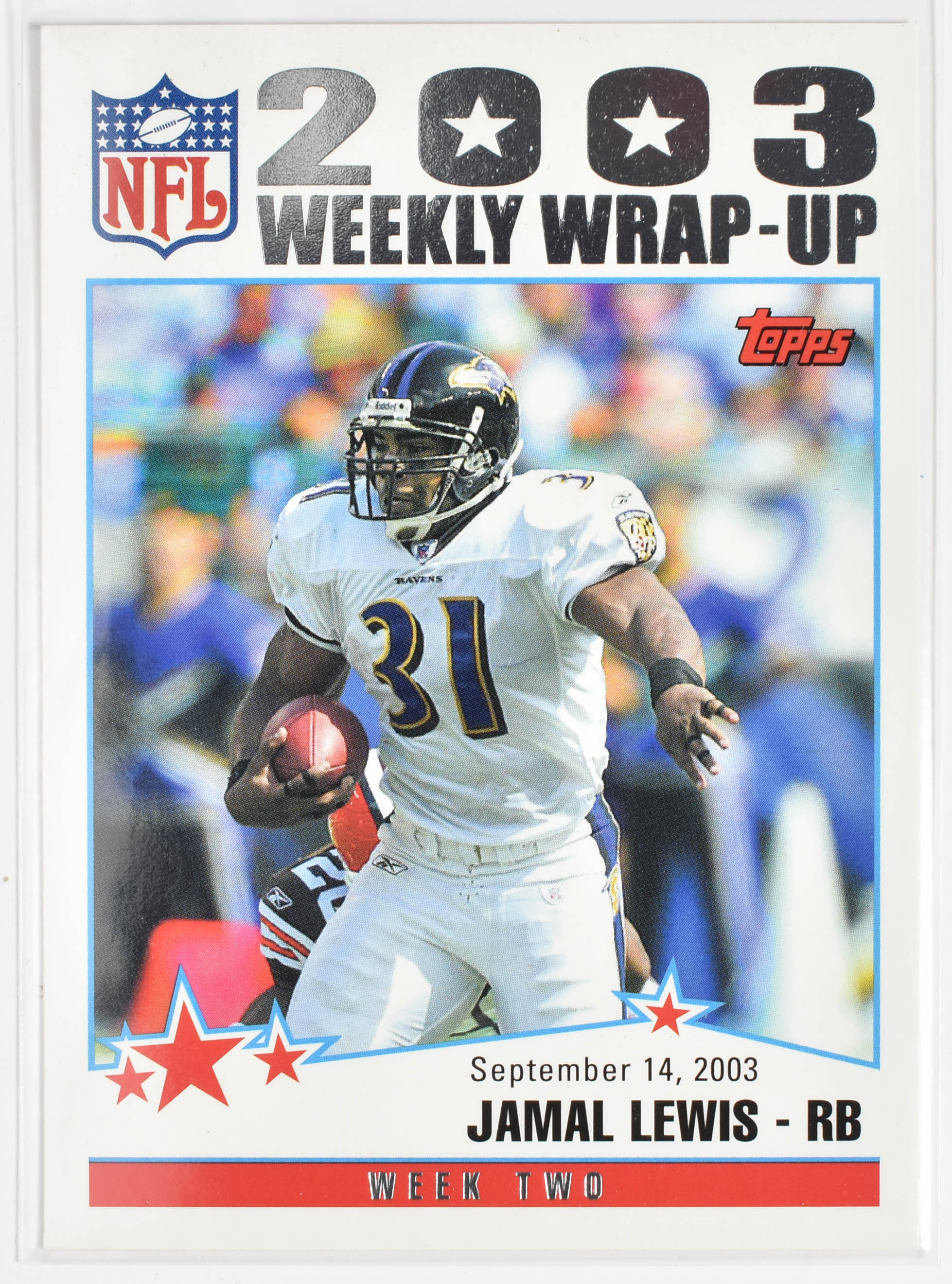 Jamal Lewis 292 Topps 2004 Ravens Weekly Wrap Up