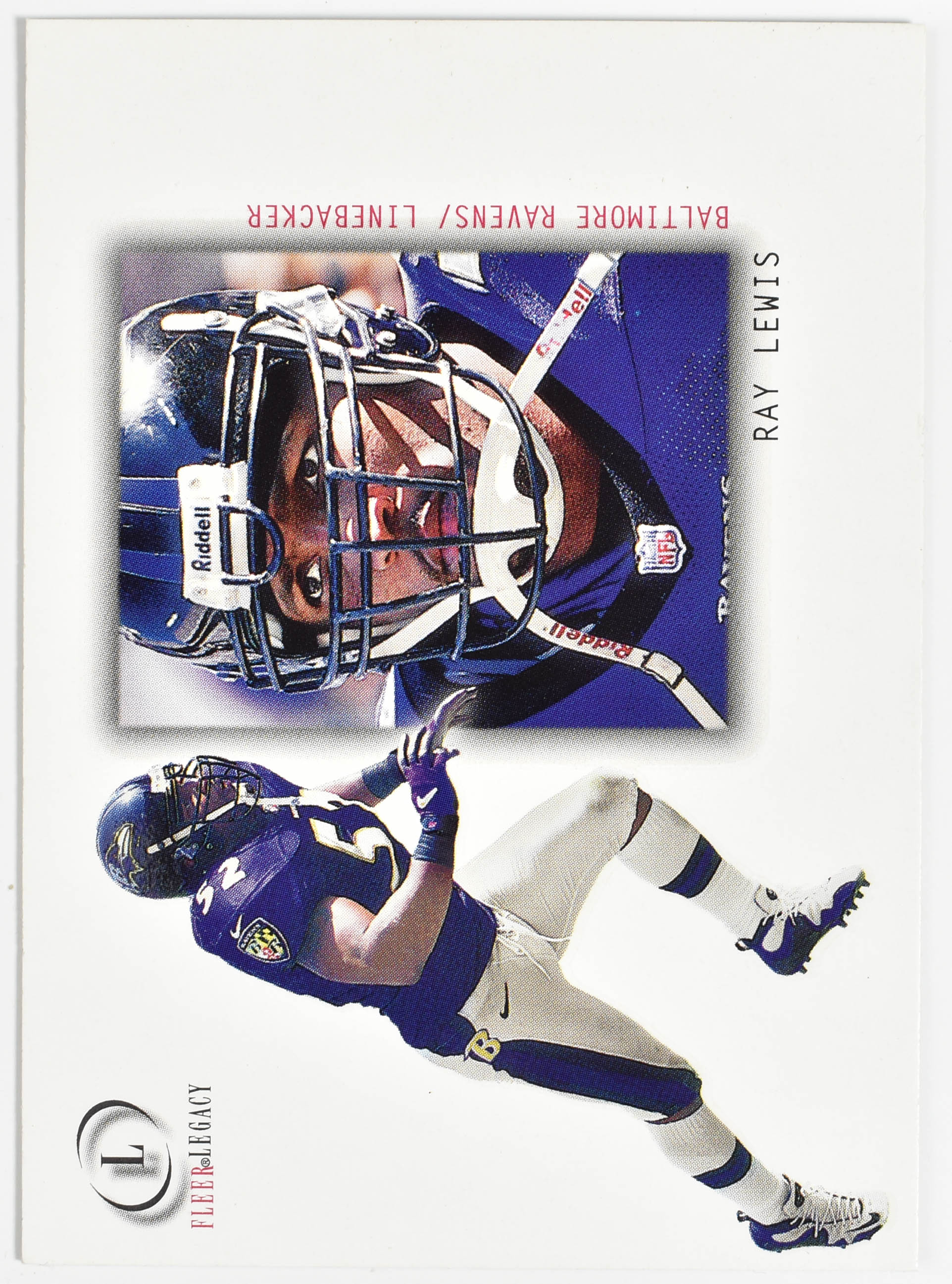 Ray Lewis 50 Fleer Legacy 2001 Ravens