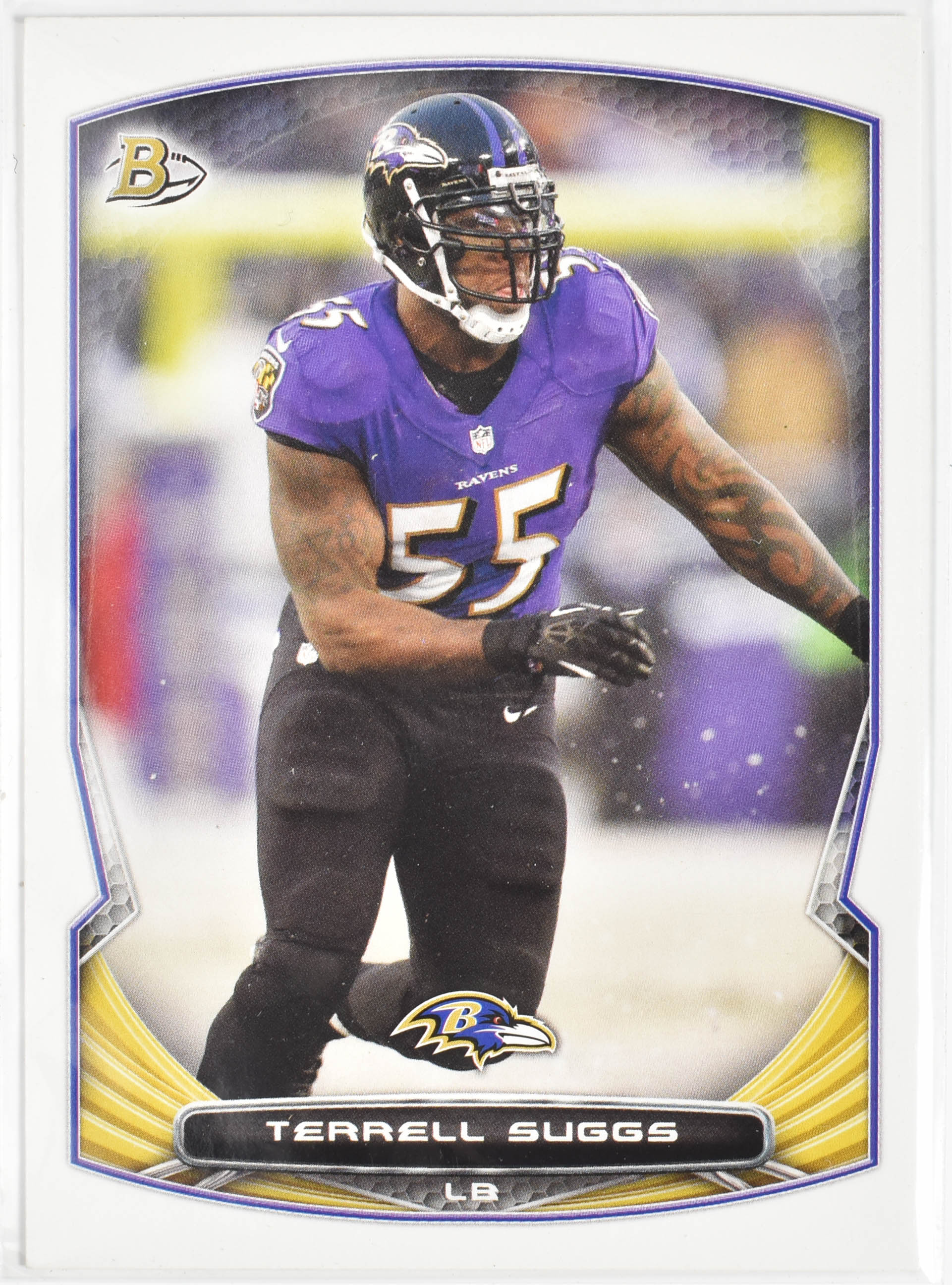 Terrell Suggs 25 Topps 2014 Bowman Ravens