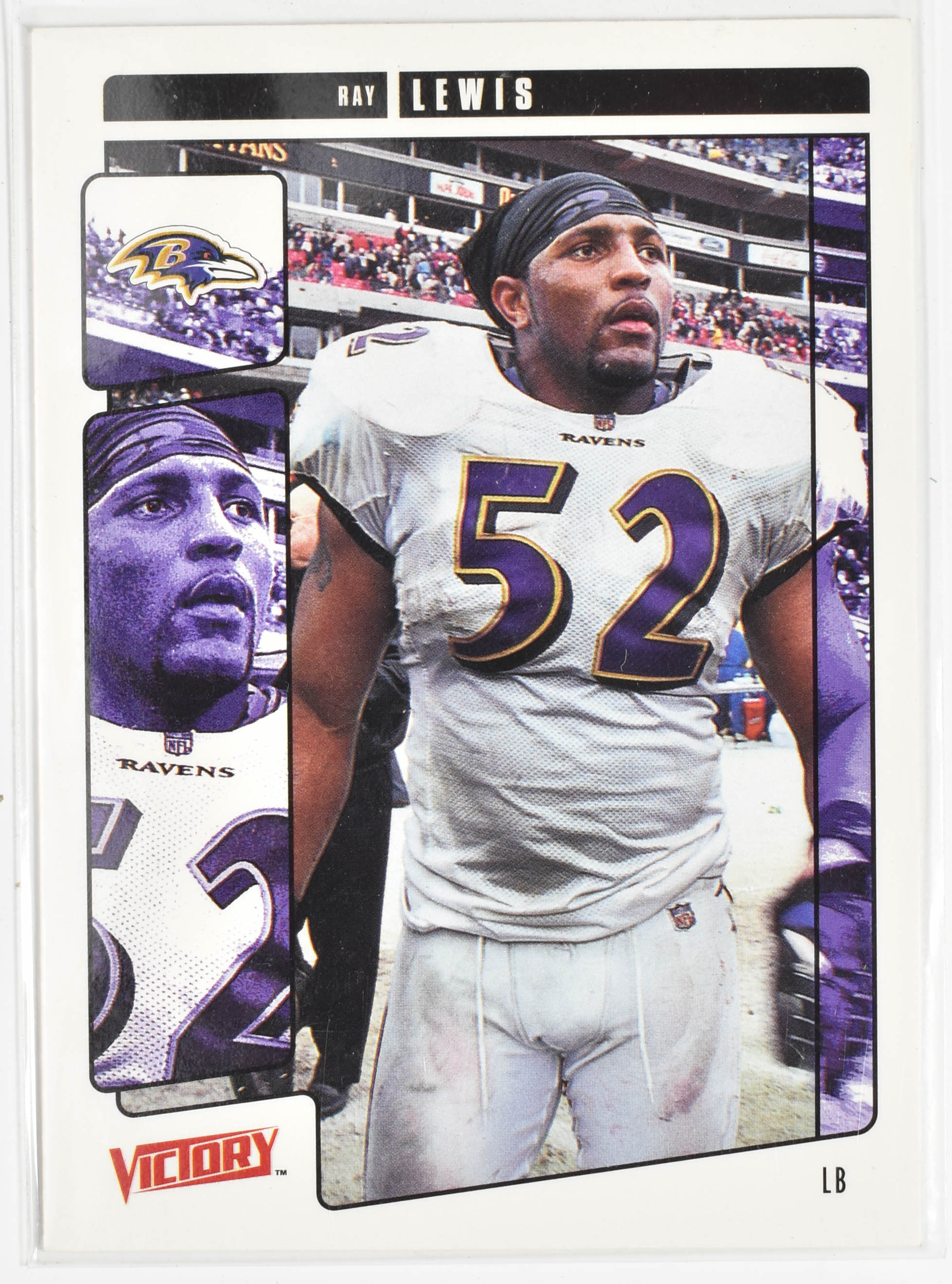 Ray Lewis 25 Upper Deck 2001 Victory Ravens