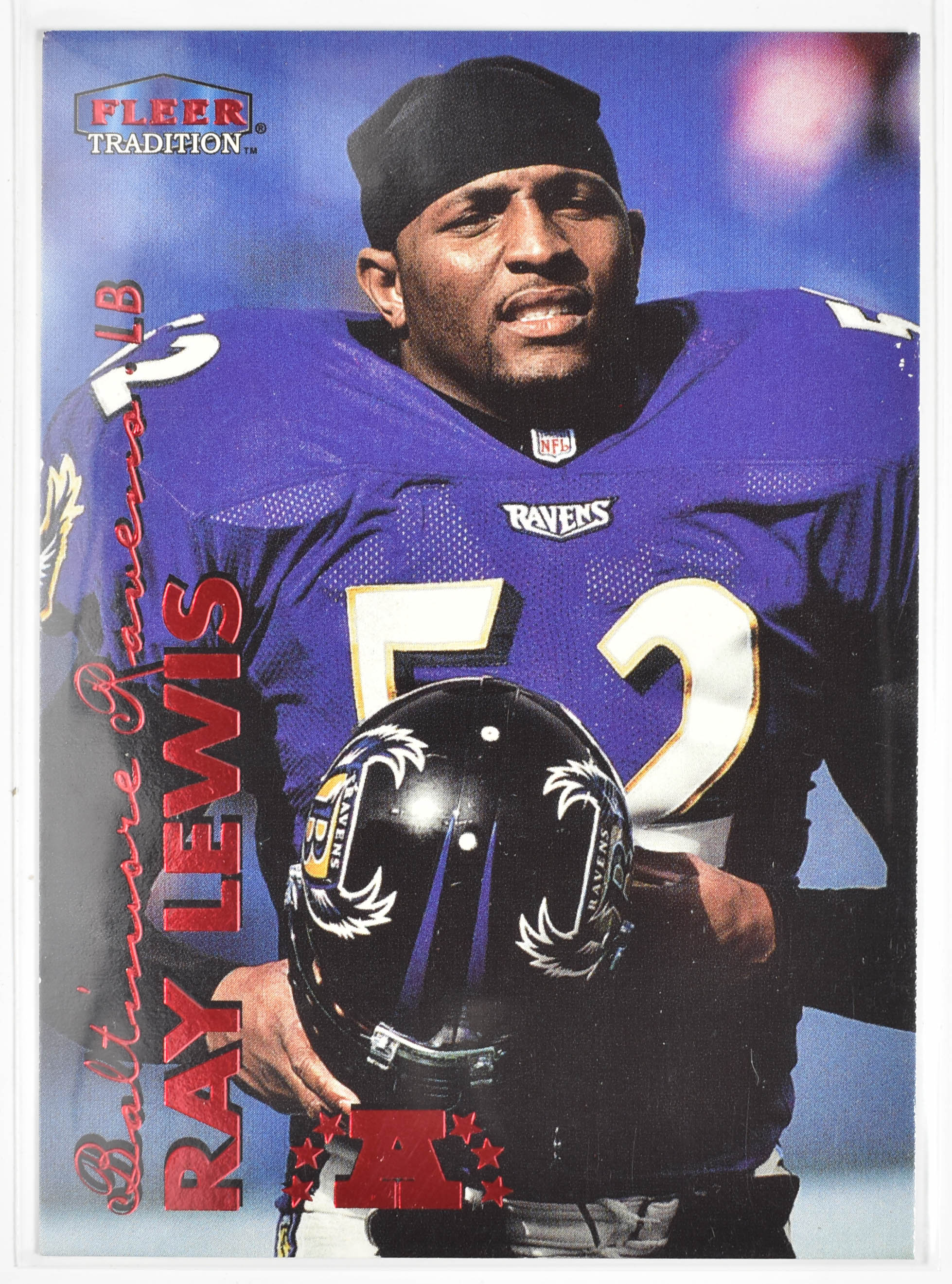 Ray Lewis 137 Fleer 1999 Skybox Ravens