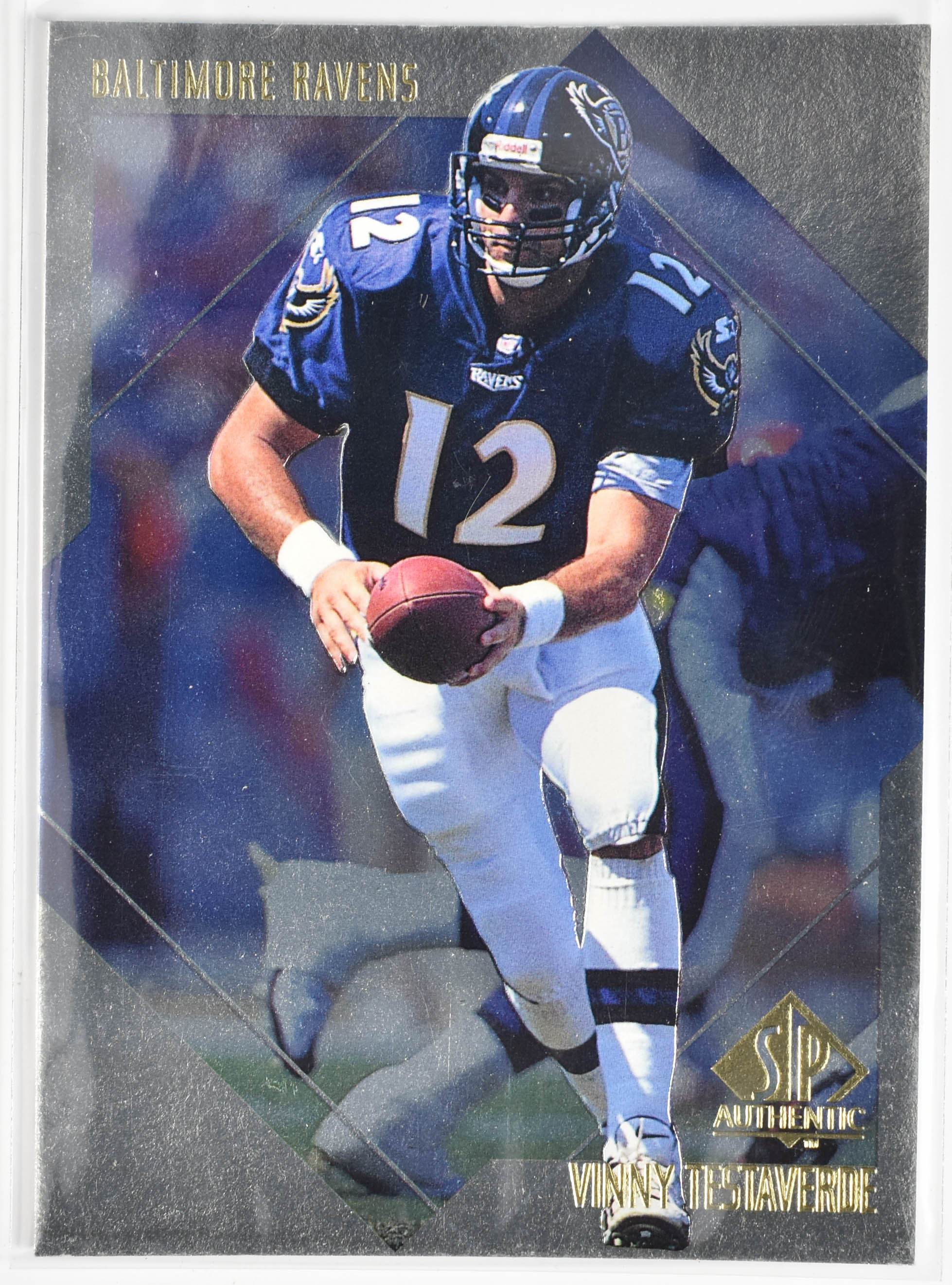 Vinny Testaverde 41 SP Authentic Upper Deck 1997 Ravens