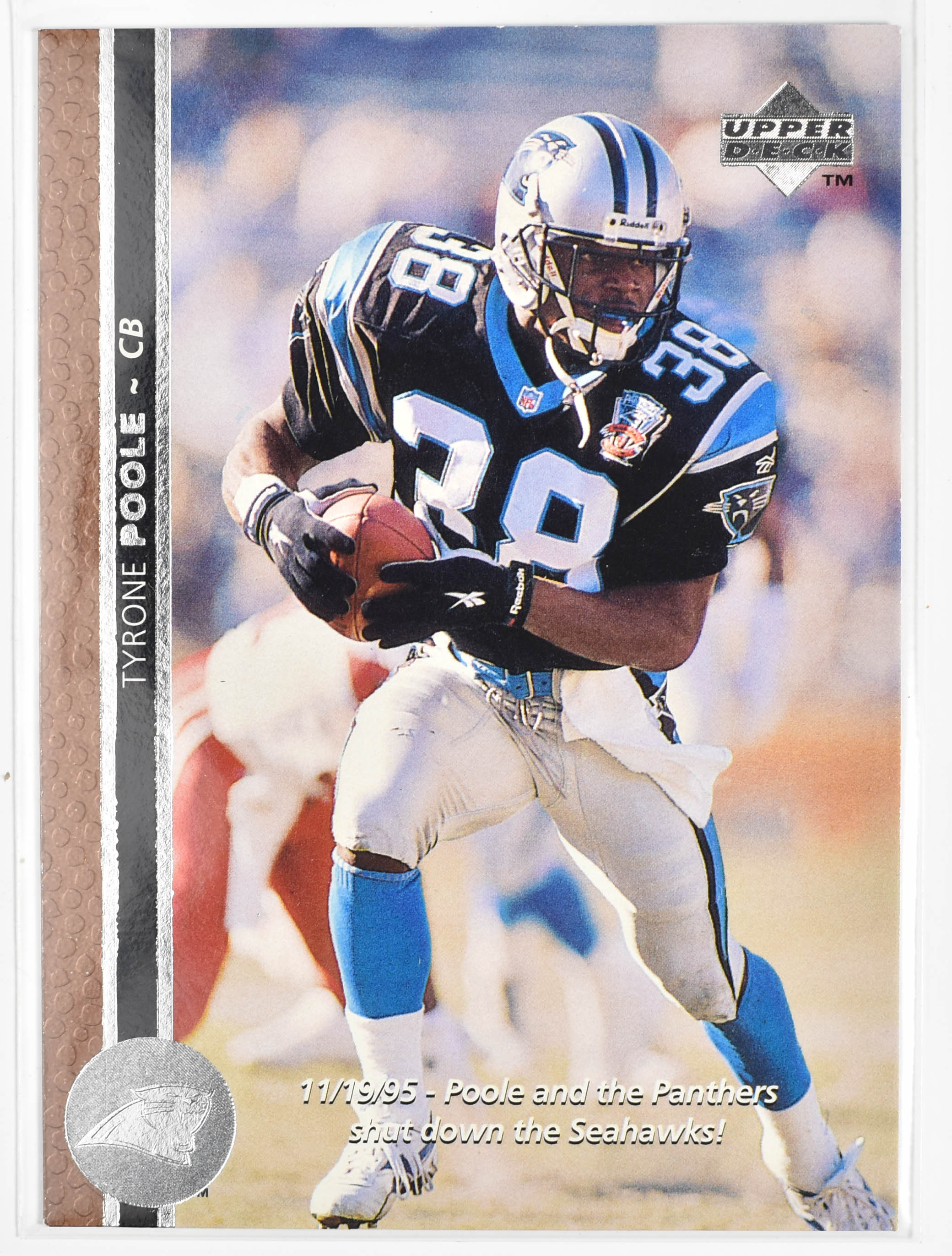 Tyrone Poole 245 Upper Deck 1996 Panthers
