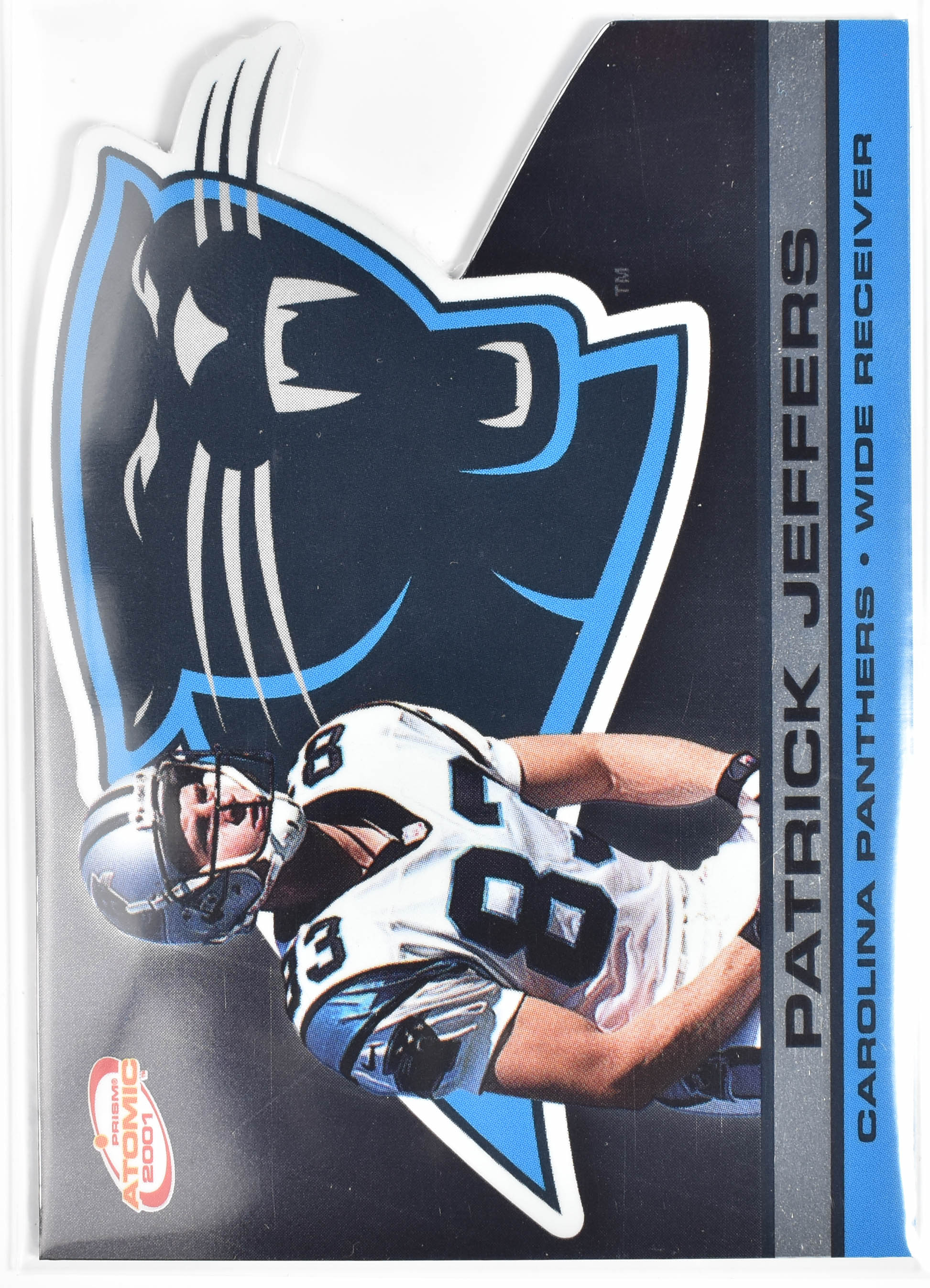 Patrick Jeffers 22 Prism Atomic 2001 Carolina Panthers