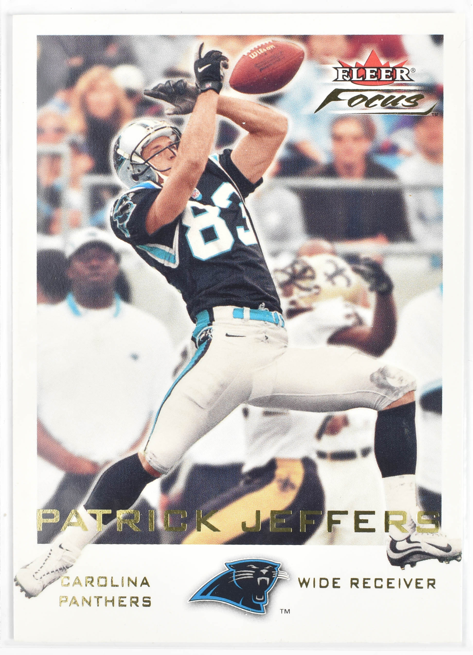 Patrick Jeffers 82 Fleer 2000 Panthers Focus Panthers