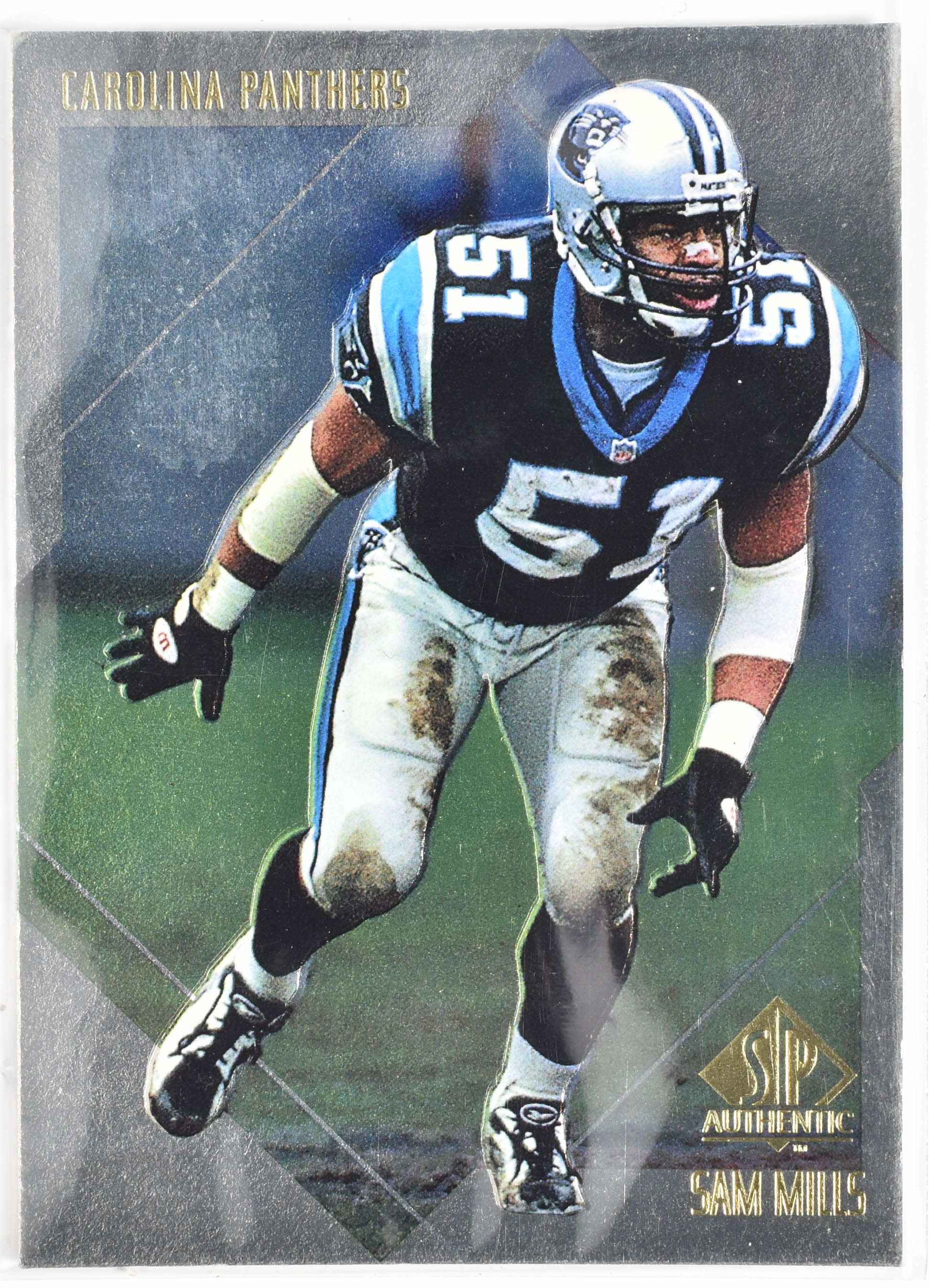 Sam Mills 57 Upper Deck 1997 Panthers SP Authentic
